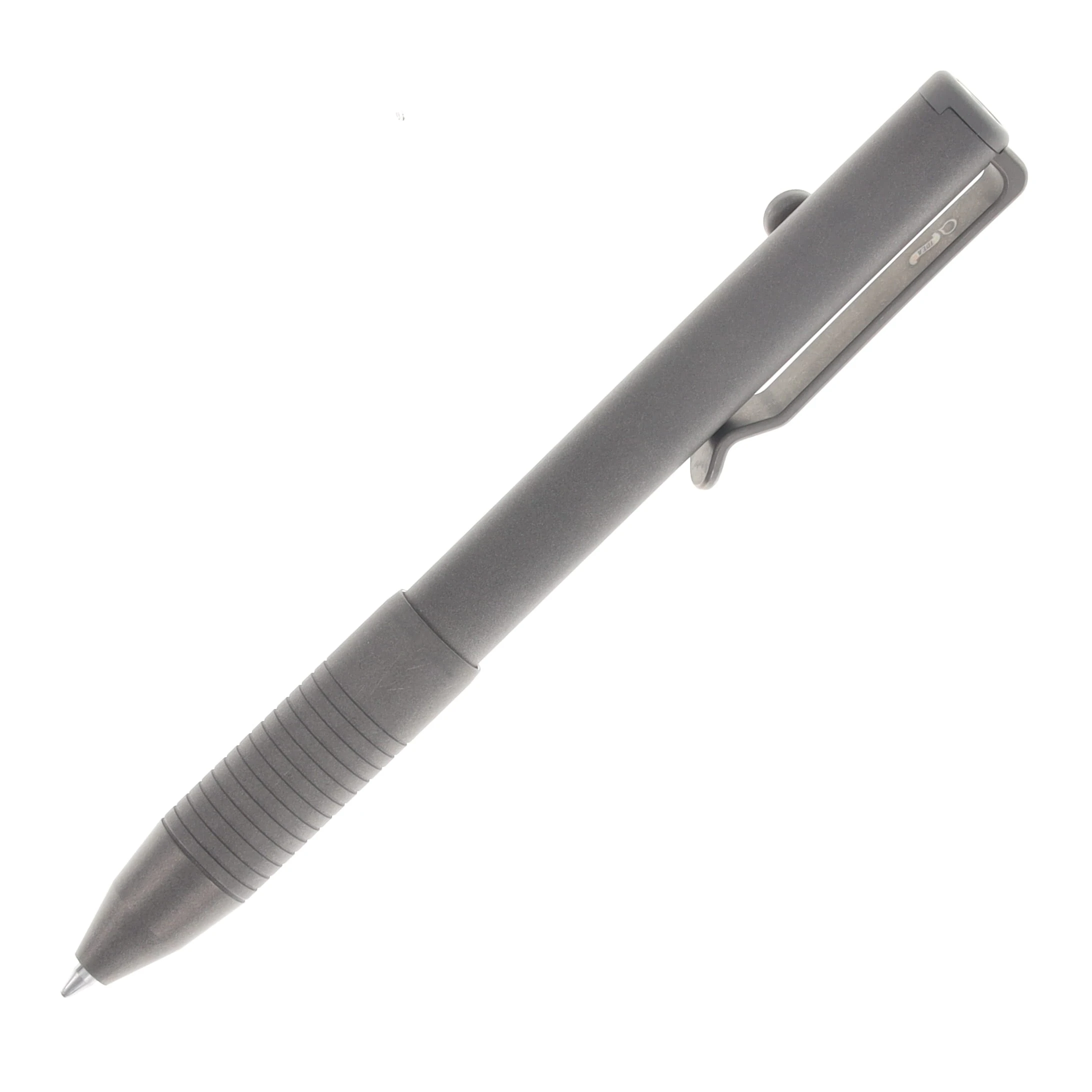 Big I Design Pocket Pro Auto Adjusting EDC Pen Raw Titanium BIGI53 View 2