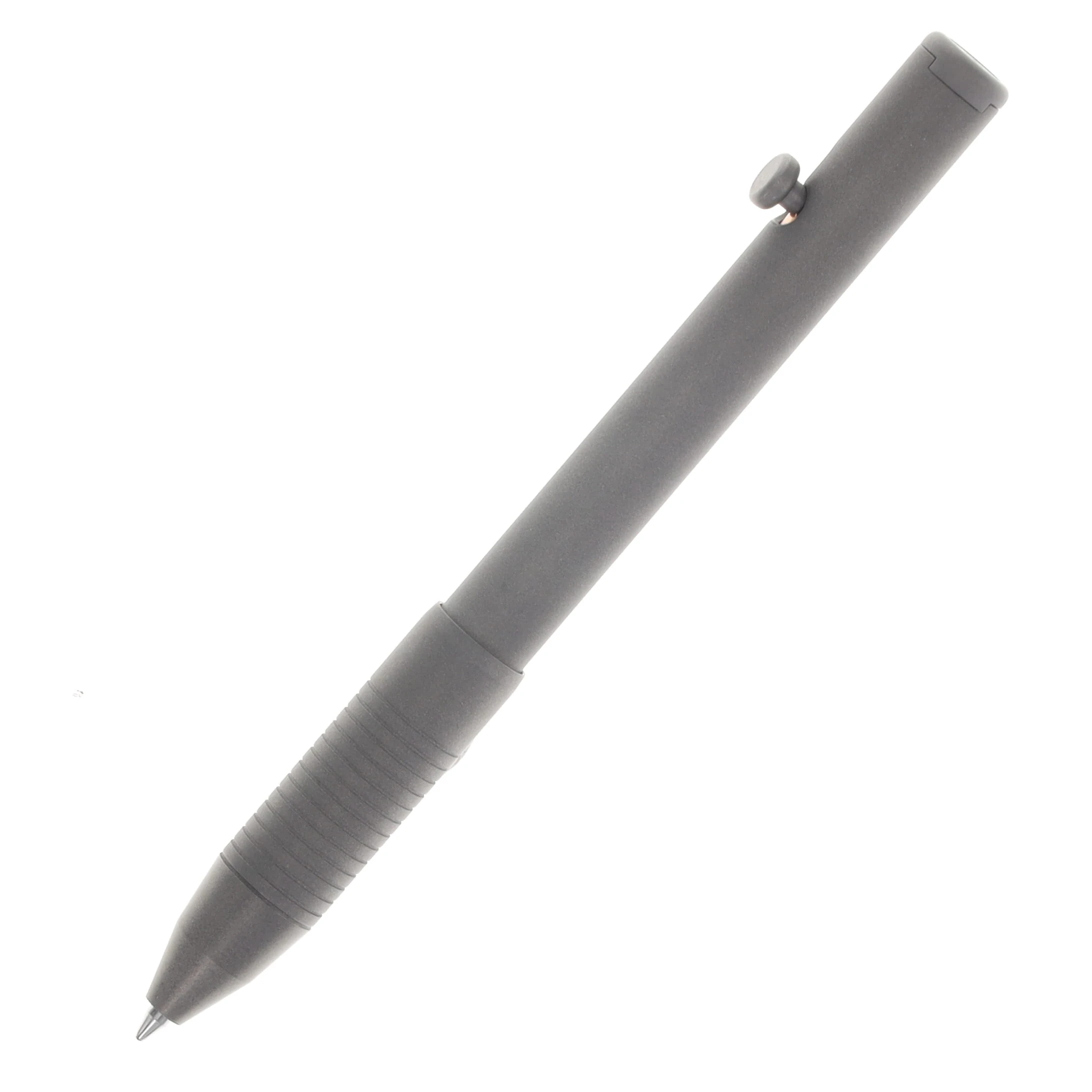 Big I Design Pocket Pro Auto Adjusting EDC Pen Raw Titanium BIGI53 View 3