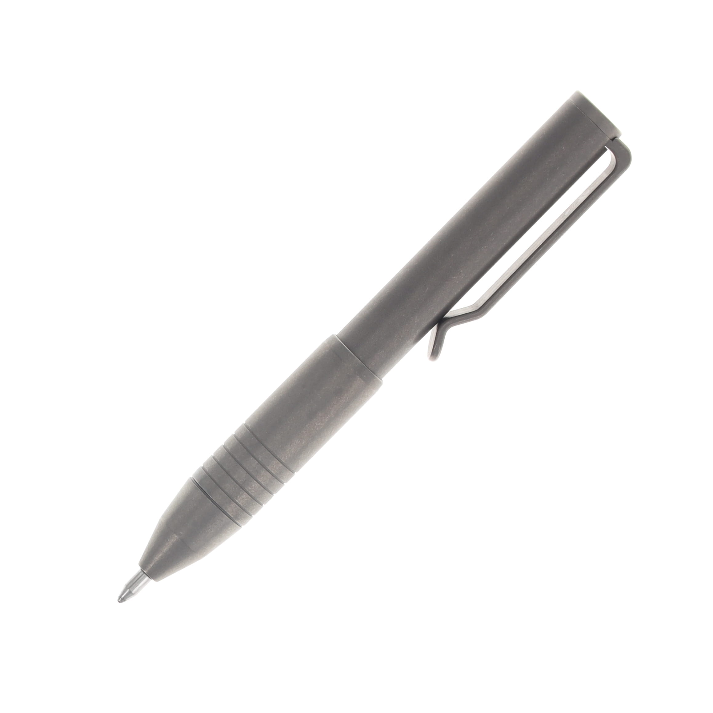 Big I Design Pocket Pro Auto Adjusting EDC Pen Stonewash Titanium BIGI55 View 4