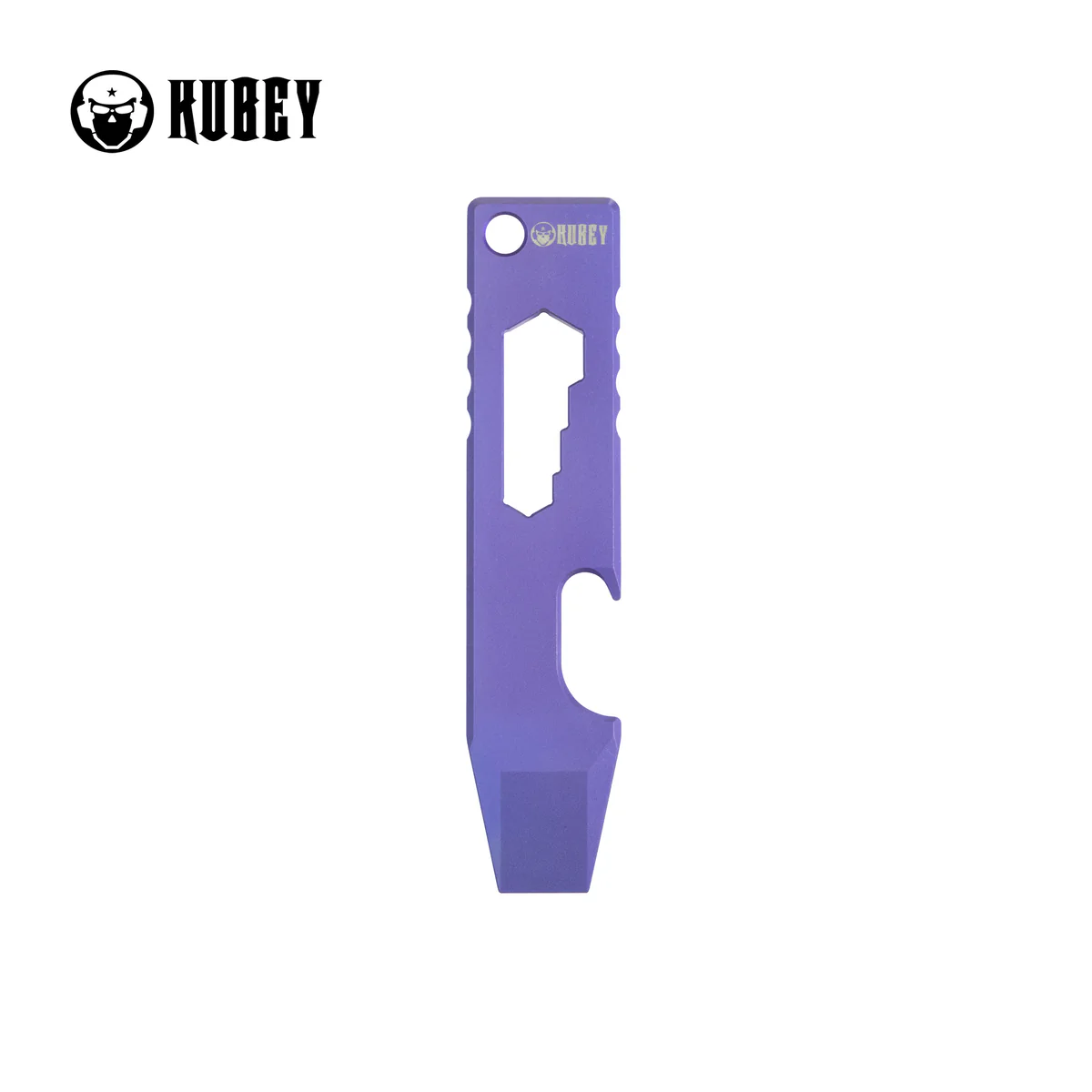 Kubey Titanium Pry Bar Pocket Tool Purple Anodized Titanium KUB507C View 1