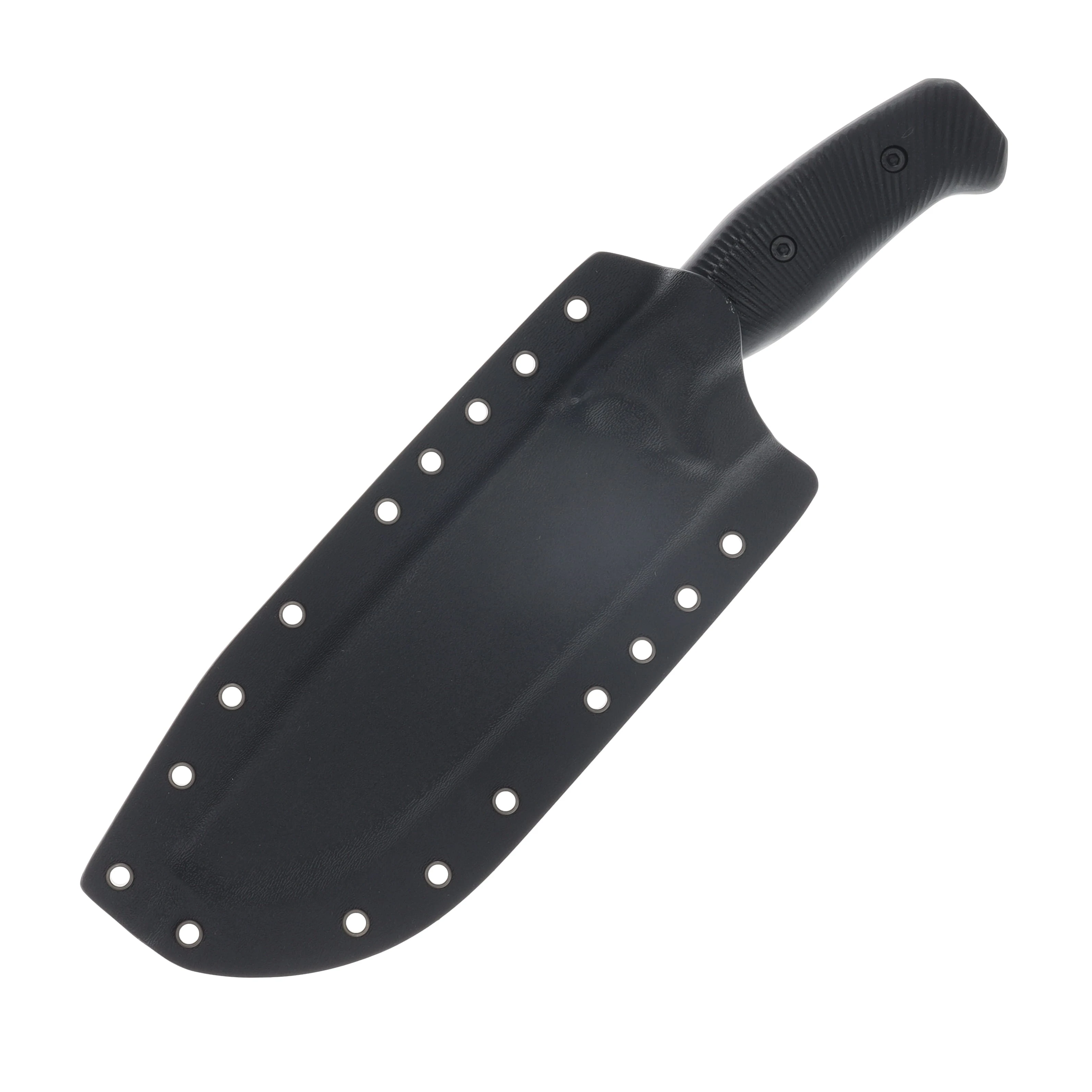 Work Tuff Gear Wolverine Gen 2 Fixed Blade K329 Vintage Tiger Stripes Black Textured G-10 Grip Black Kydex Sheath K329-VTSBG10B View 3