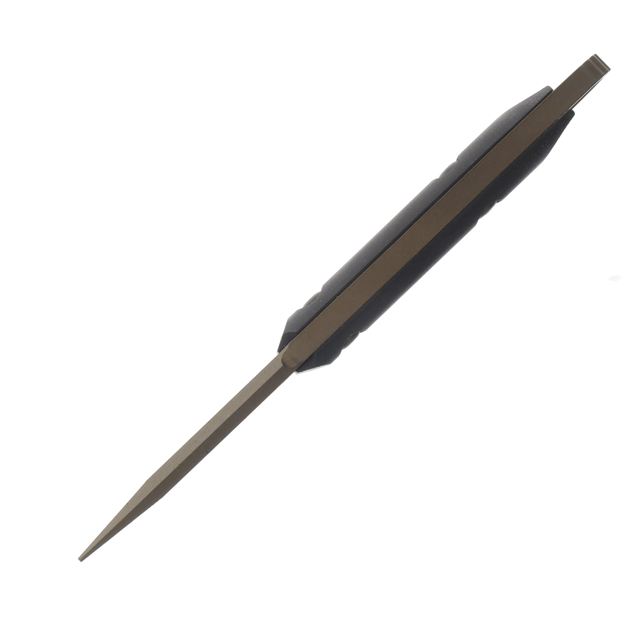 Half Face Blades Ring Flathead Tool Midnight Bronze Cerakote/Smooth Grip Black G-10 HFRINGFLATHDBKMBCER View 5
