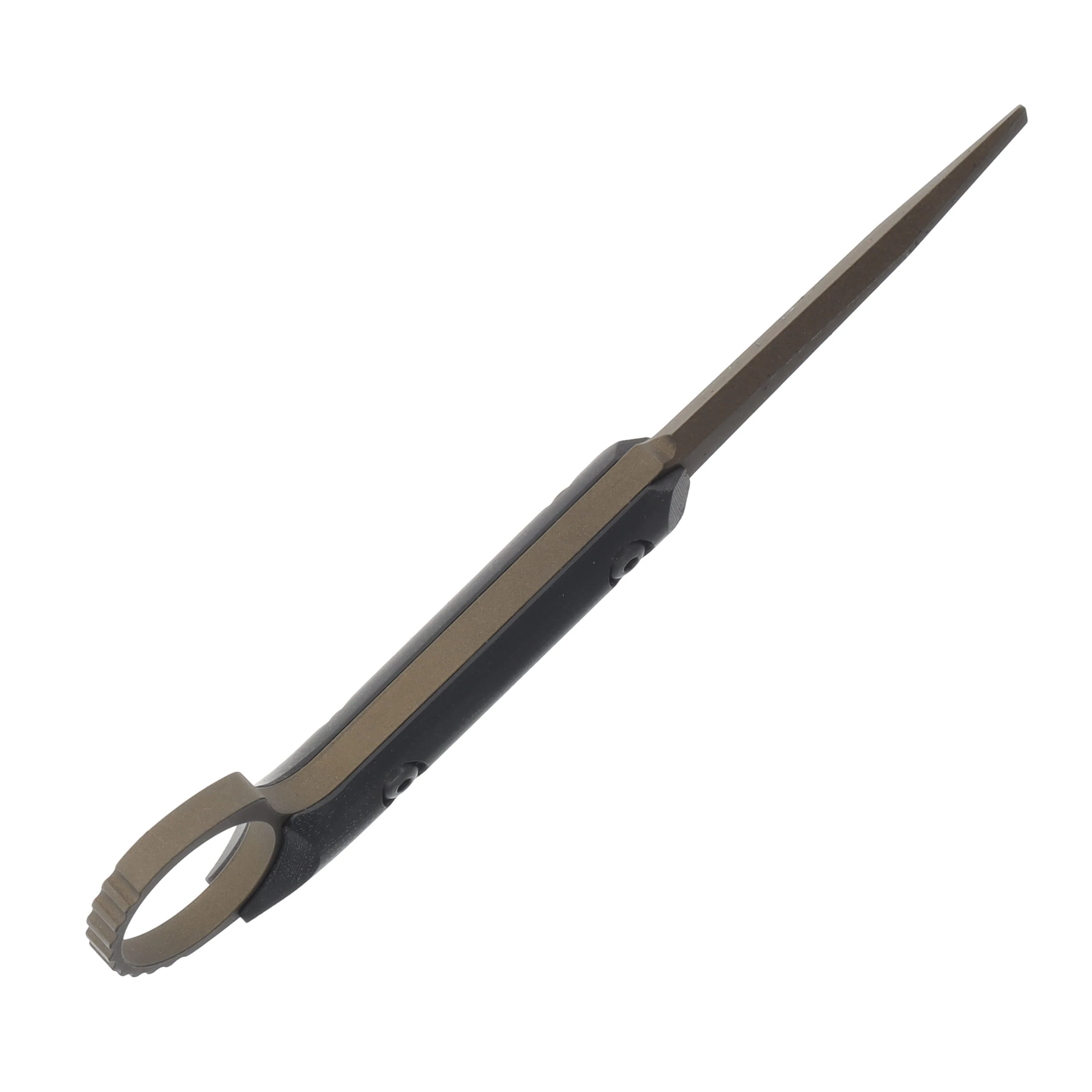 Half Face Blades Ring Flathead Tool Midnight Bronze Cerakote/Smooth Grip Black G-10 HFRINGFLATHDBKMBCER View 6