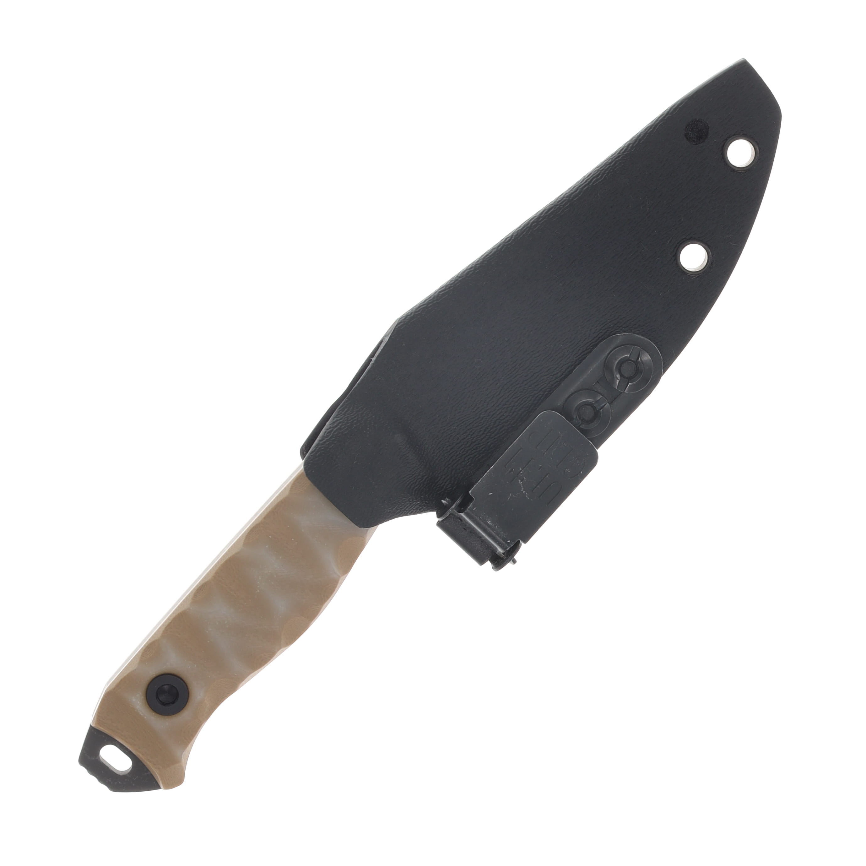 Half Face Blades Field Knife Jr Fixed Blade Textured Grip Ghost/Coyote G-10 HFFKJGHOSTCOY View 5