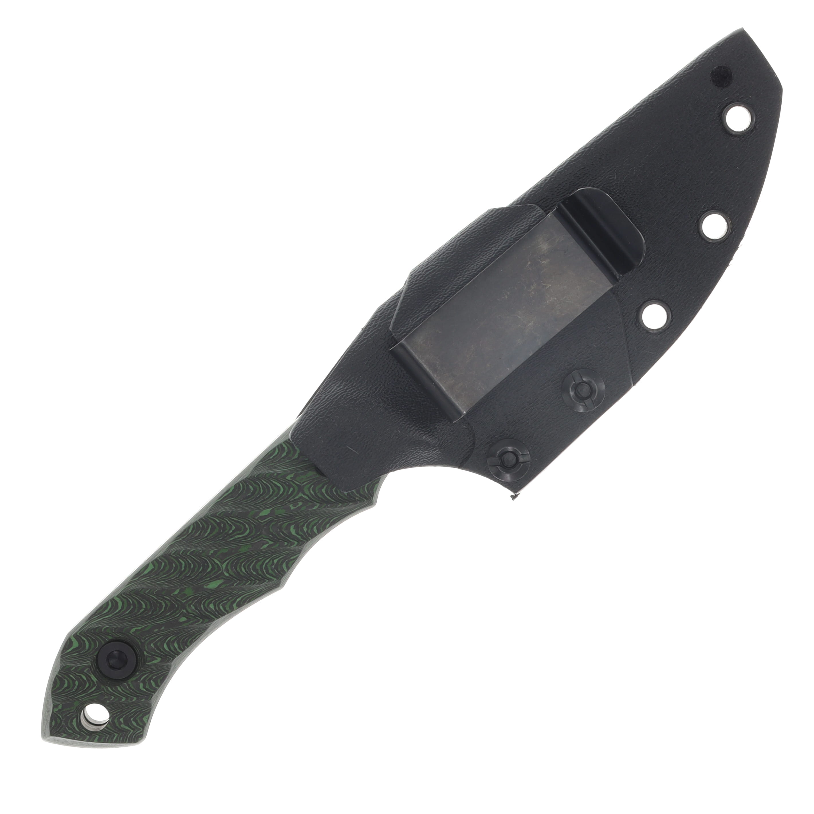 Half Face Blades Red Cloud Fixed Blade Acid Etch S45VN/Jungle Wear FatCarbon HFREDCLOUDJW View 5