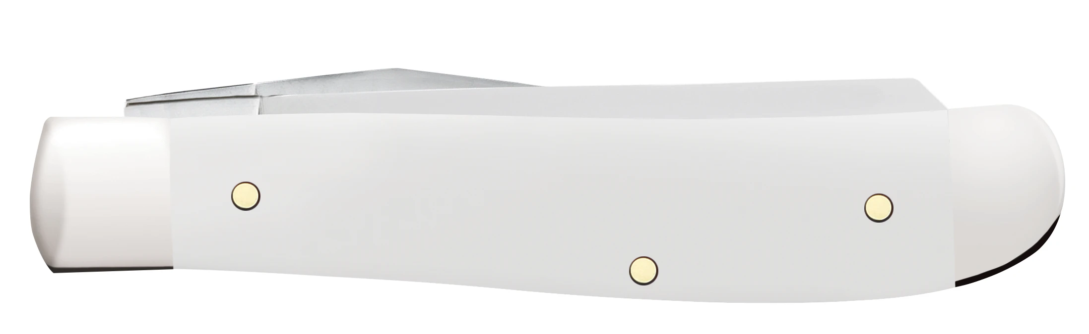 Case XX Smooth White Synthetic USMC Mini Trapper CA13213 View 2