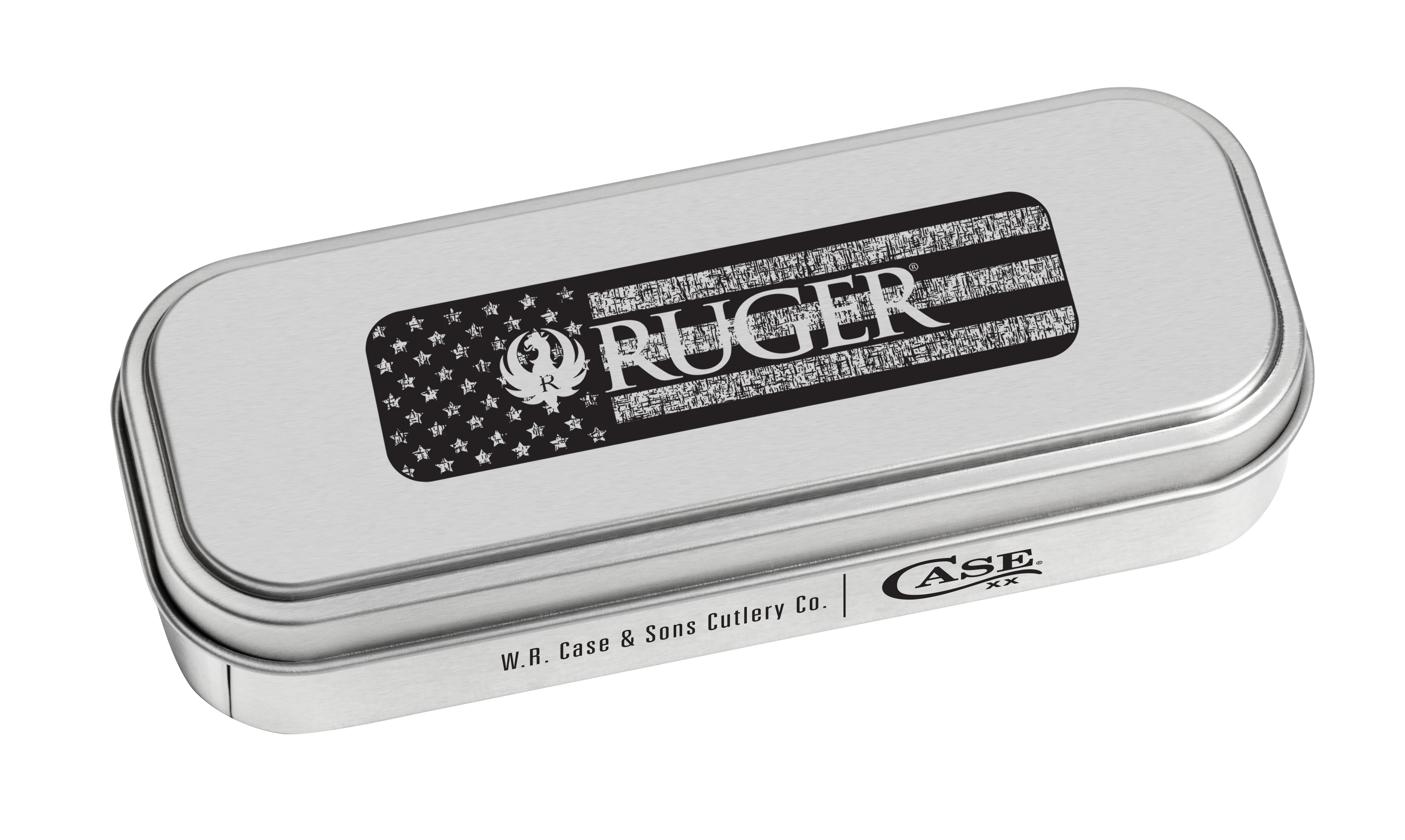 Case XX Smooth Olive Green Bone Ruger/Marlin Mini Trapper Gift Tin Set CA53541 View 3