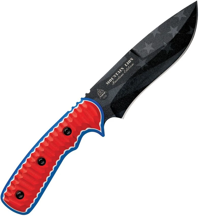 TOPS Mountain Lion Freedom Edition Fixed Blade W/ Sheath TPMTLN250 View 2