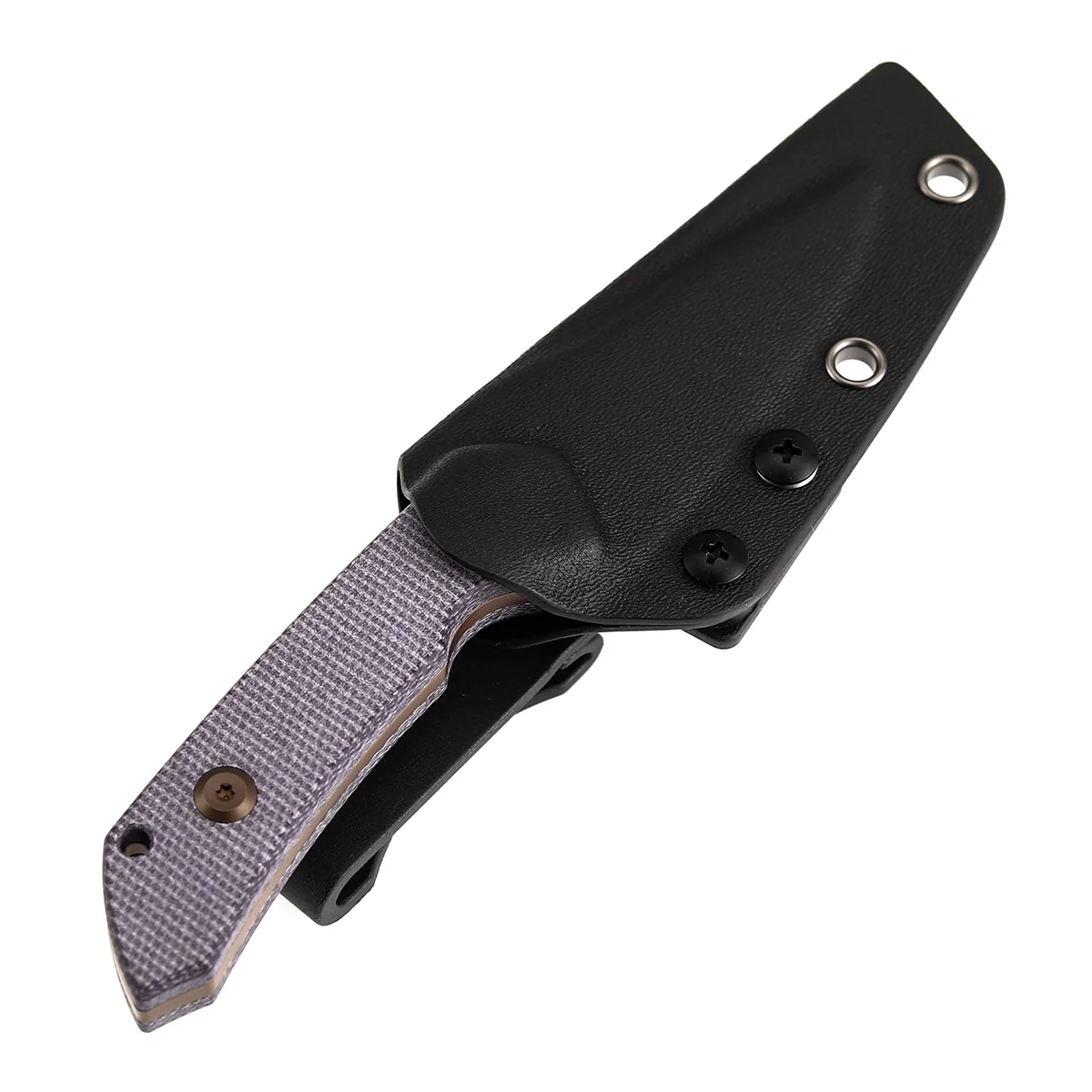 Kansept Fenrir Fixed Blade Knife Purple Micarta Rose Gold D2 G3034A5 View 5