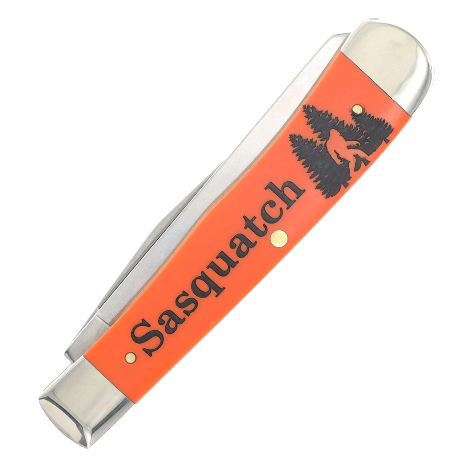 Case XX Smooth Orange Synthetic Sasquatch Bigfoot Trapper CA80500-SQH View 4