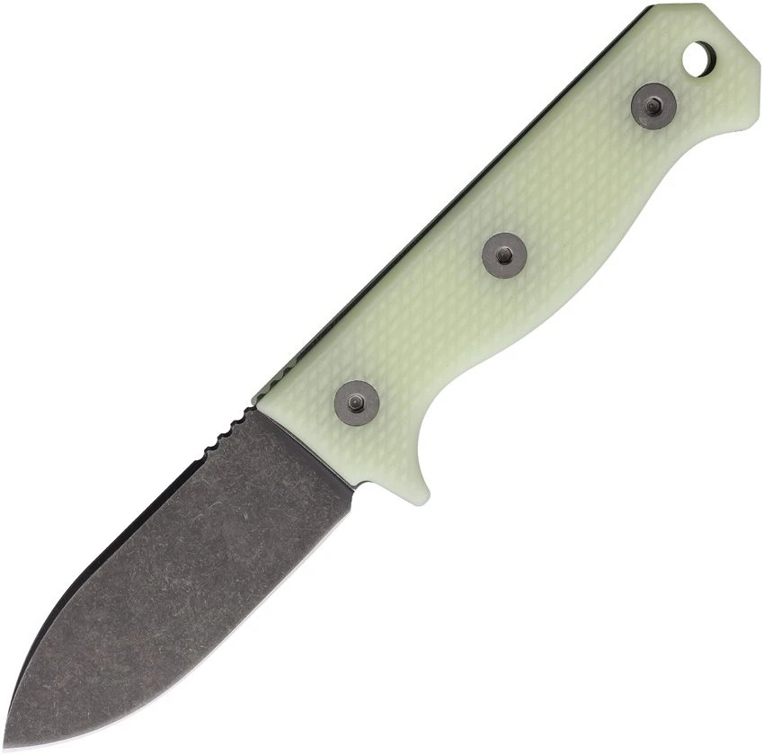 Maratac Compact R4A Slim Fixed Blade Knife UGM Synthetic Black SW D2 MAR117 View 1