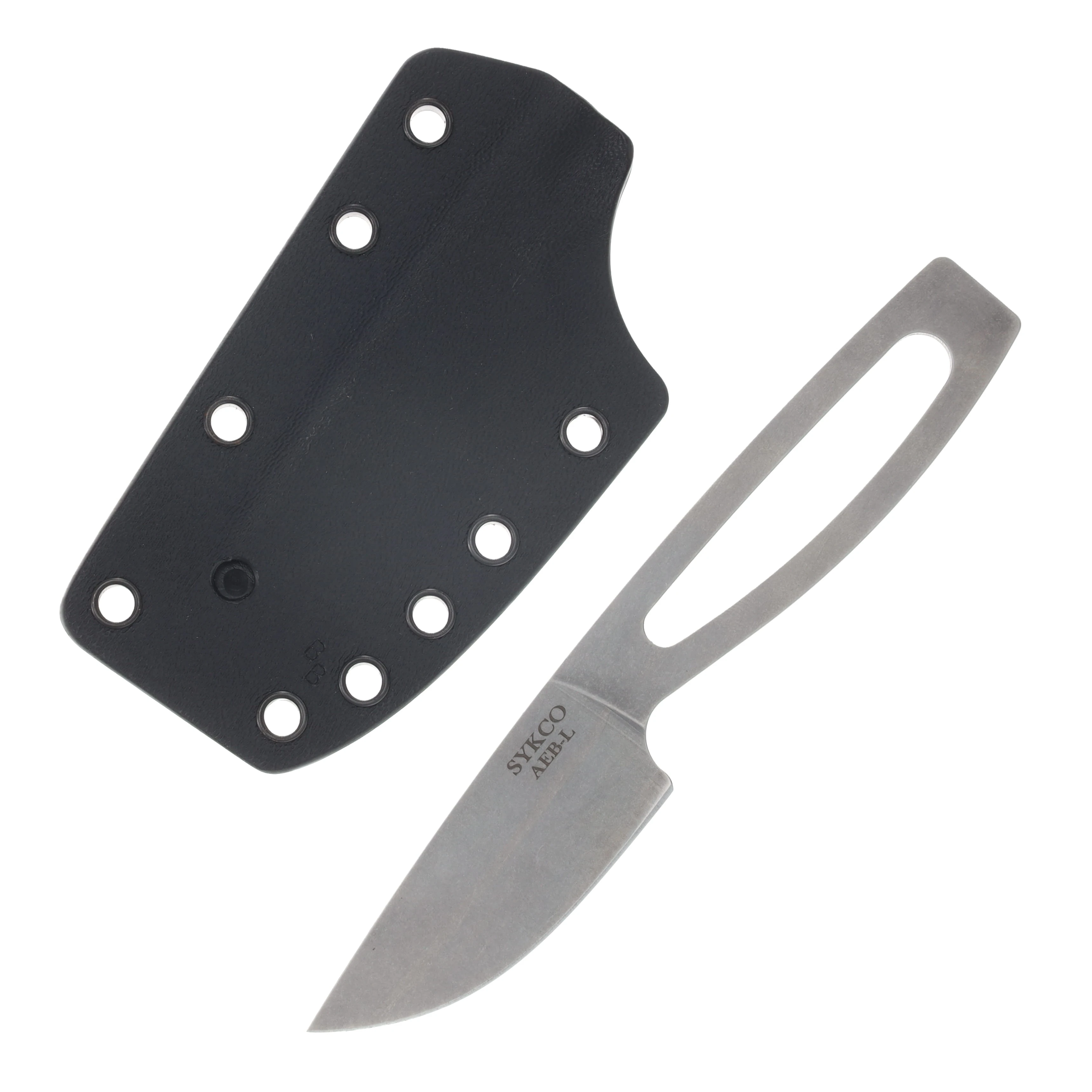 Busse Scrapivore Fixed Blade Stainless Stonewashed Brown Kydex Sheath BUSSCRAPI View 1