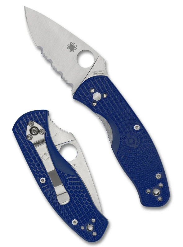 Spyderco Persistence Lightweight  Folding Knife CPMS35VN CombinationEdge SPC136PSBL View 1