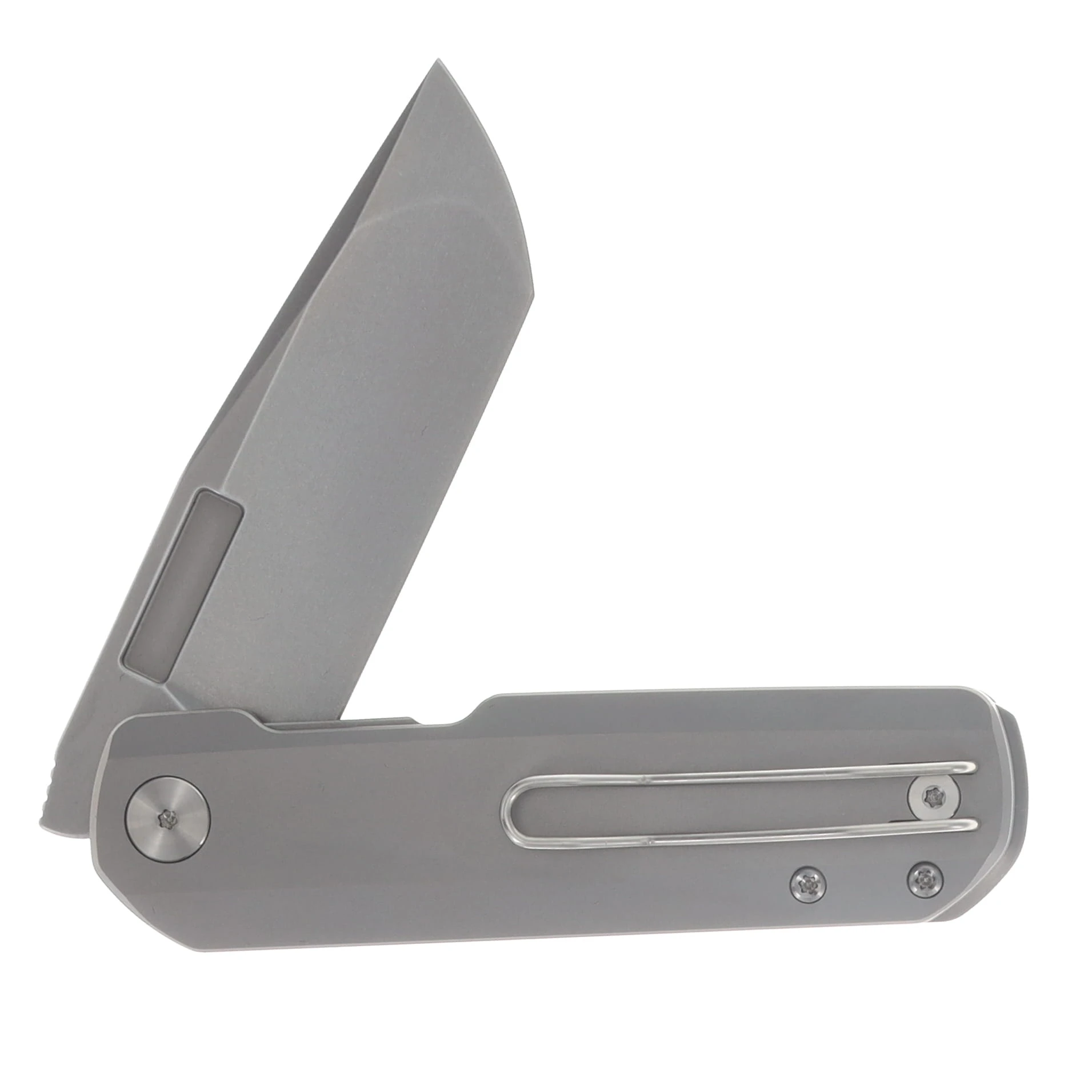 Vero Engineering Avid 3 Folding Knife Stonewash S45VN Stonewash Titanium VAVID3SWSWTI View 4