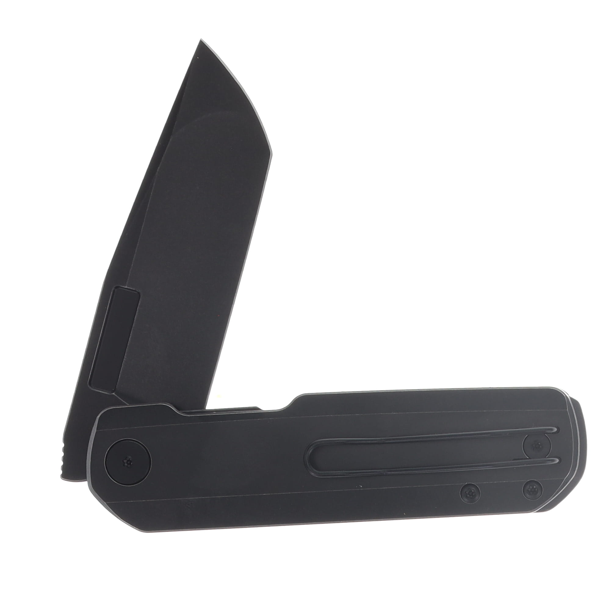 Vero Engineering Avid 3 Folding Knife Blackwash S45VN Blackwash Titanium VAVID3BWBWTI View 4