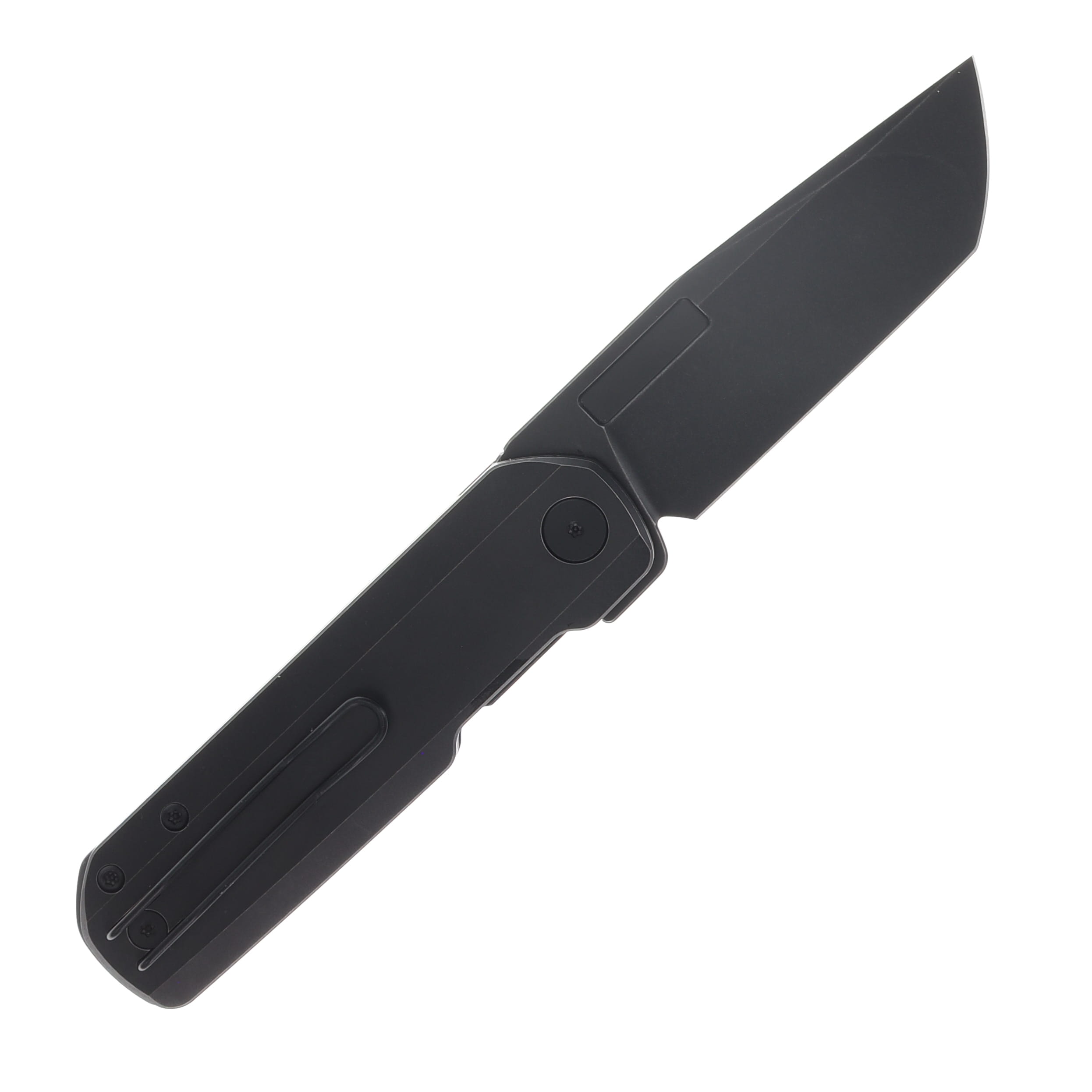 Vero Engineering Avid 3 Folding Knife Blackwash S45VN Blackwash Titanium VAVID3BWBWTI View 2