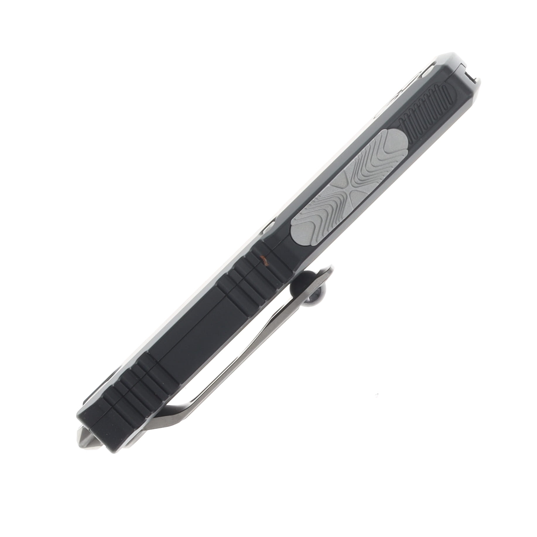 Microtech UTX-85 Gen IV OTF Automatic Knife Full Serrated Stonewash T/E Black AUMT1233412 View 5