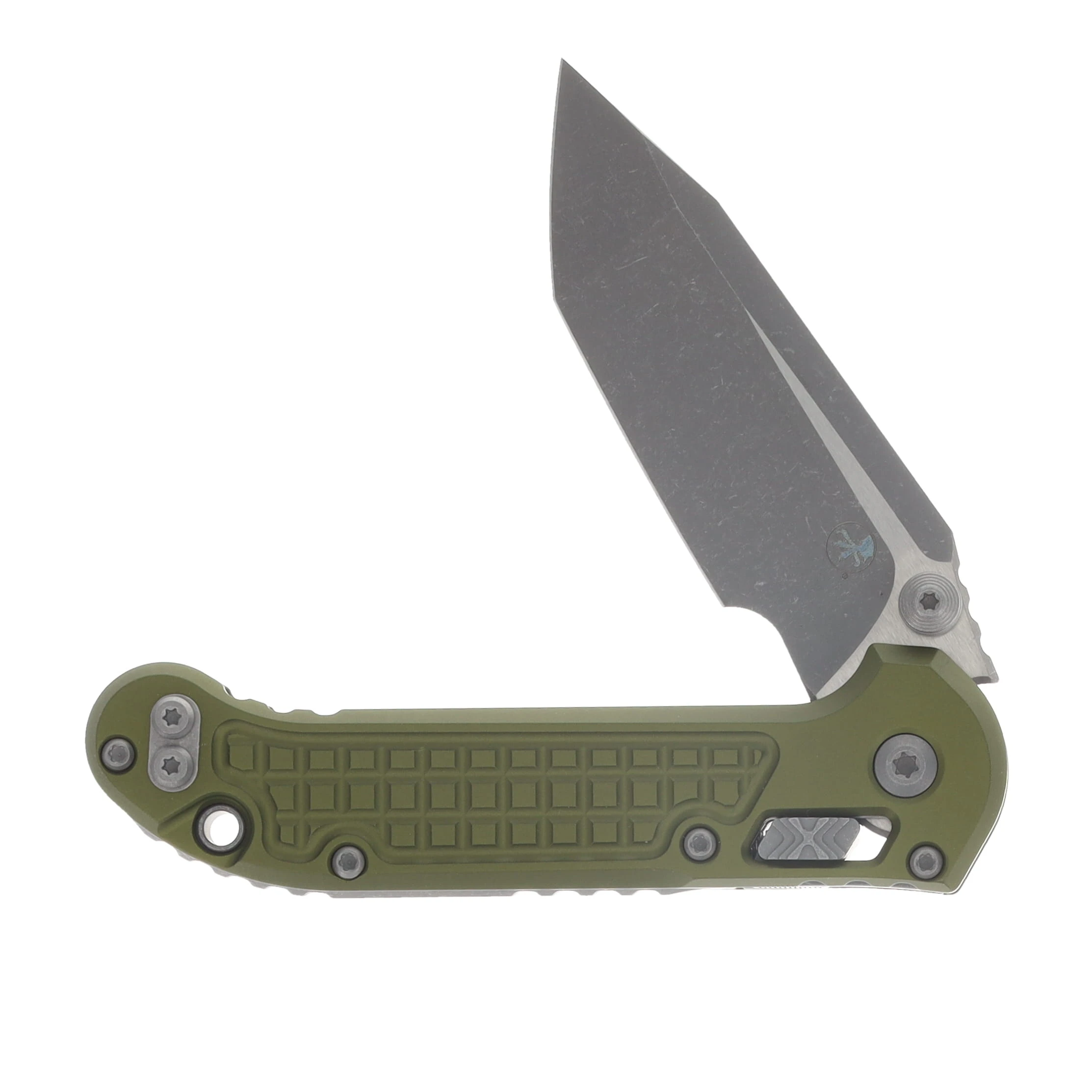 Microtech LUDT RAM-LOK Folding Knife Apocalyptic T/E Frag OD Green MT1136RL10APFROD View 3