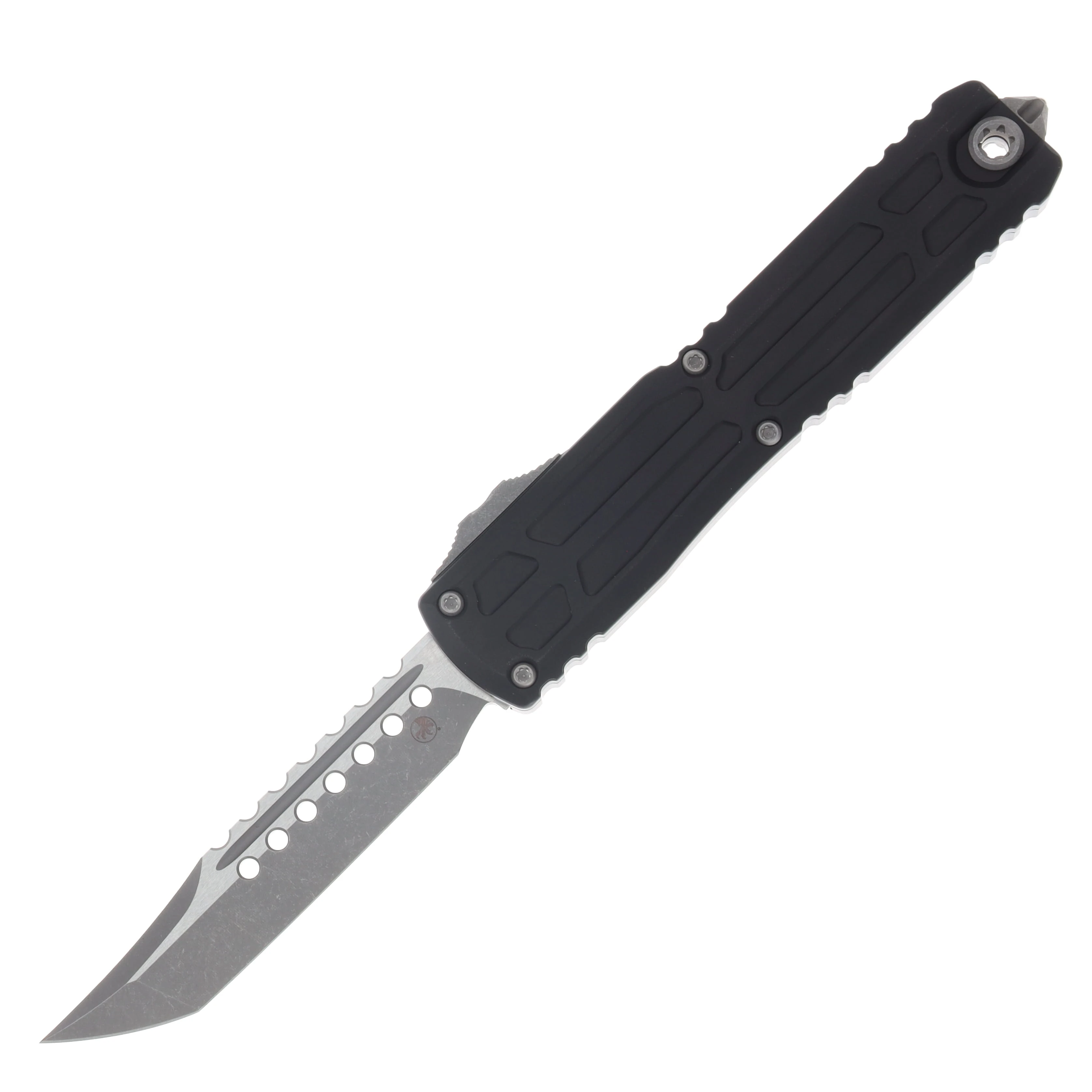 Microtech Signature Series Ultratech EX-ZBP Gen III Apocalyptic Hellhound/Black AUMT1119EX10APS View 1