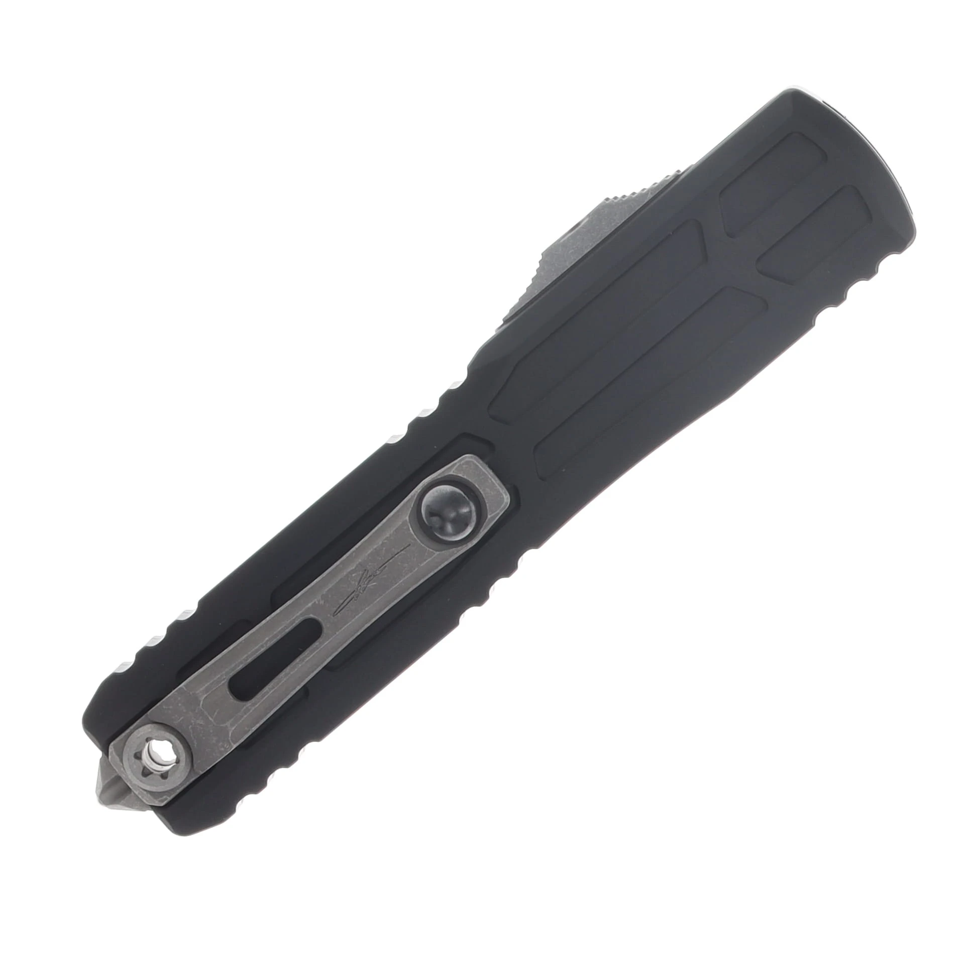 Microtech Signature Series Ultratech EX-ZBP Gen III Apocalyptic Hellhound/Black AUMT1119EX10APS View 5