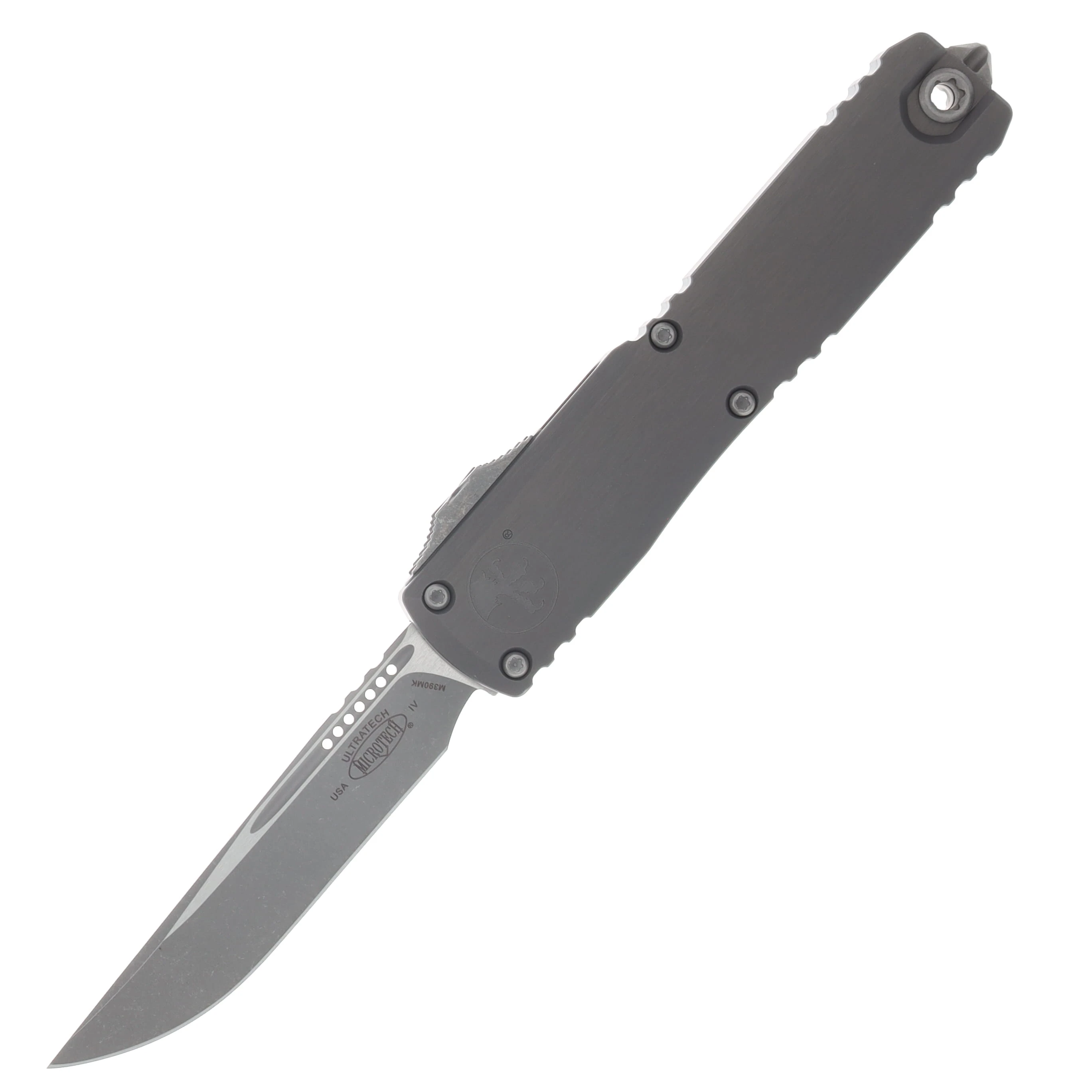Microtech Ultratech Gen IV OTF Automatic Apocalyptic S/E Natural Clear Aluminum AUMT1121410APNC View 1