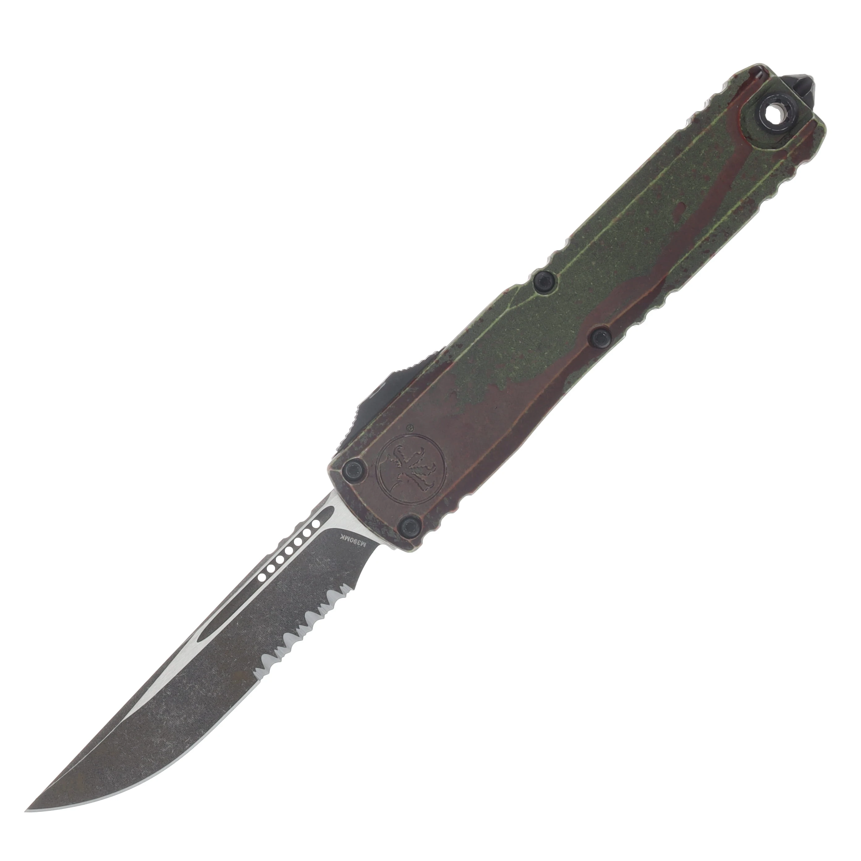 Microtech Ultratech Gen IV Signature Series OTF Automatic Partially Serrated Outbreak S/E AUMT112142OBDS View 1
