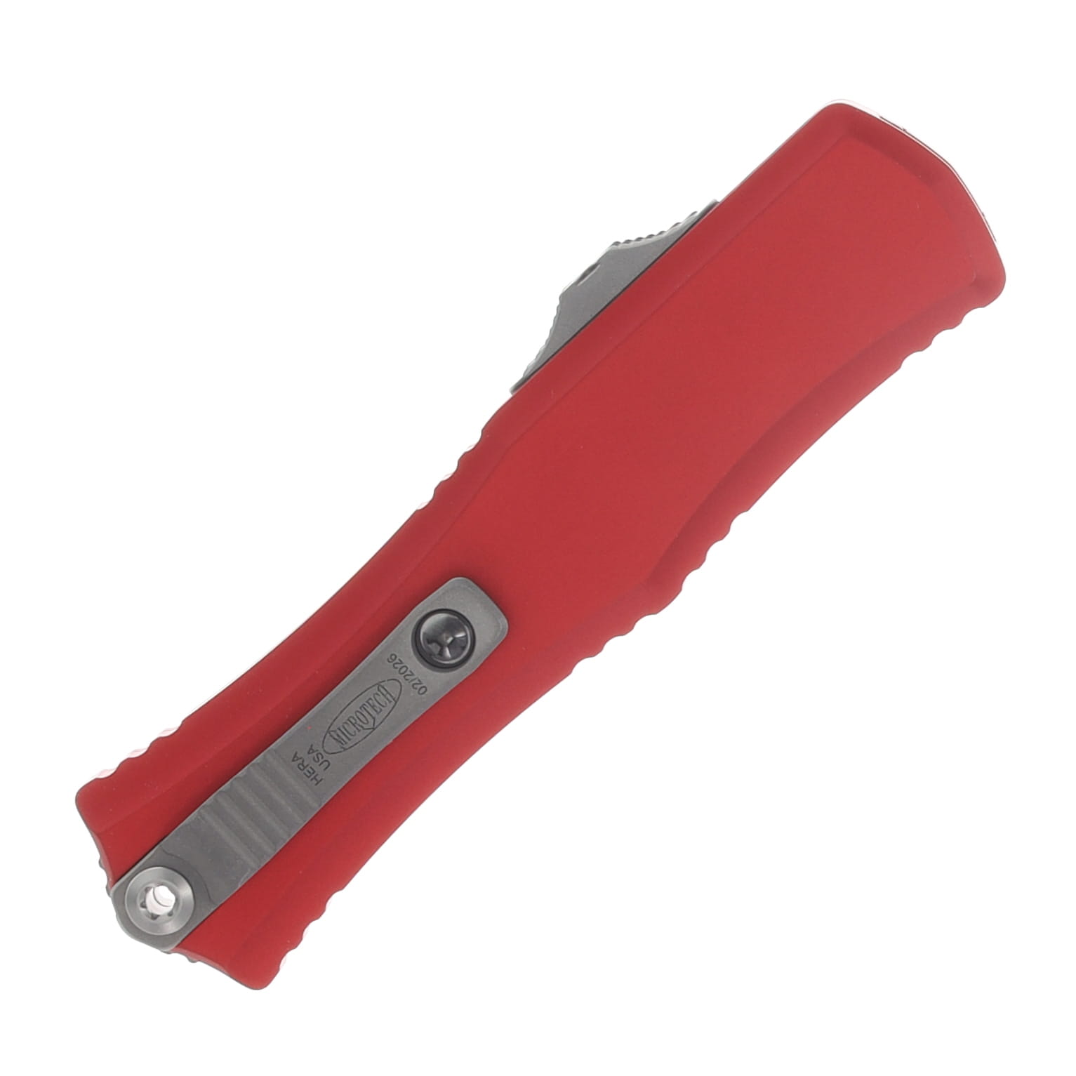 Microtech Mini Hera II OTF Auto Stonewash Bayonet/Red AUMT1701M10RD View 4