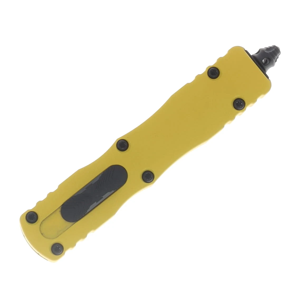 Microtech Dirac OTF Automatic Knife Black Dagger/Yellow AUMT2251YW View 3