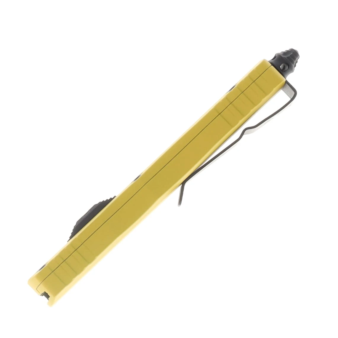Microtech Dirac OTF Automatic Knife Black Dagger/Yellow AUMT2251YW View 5