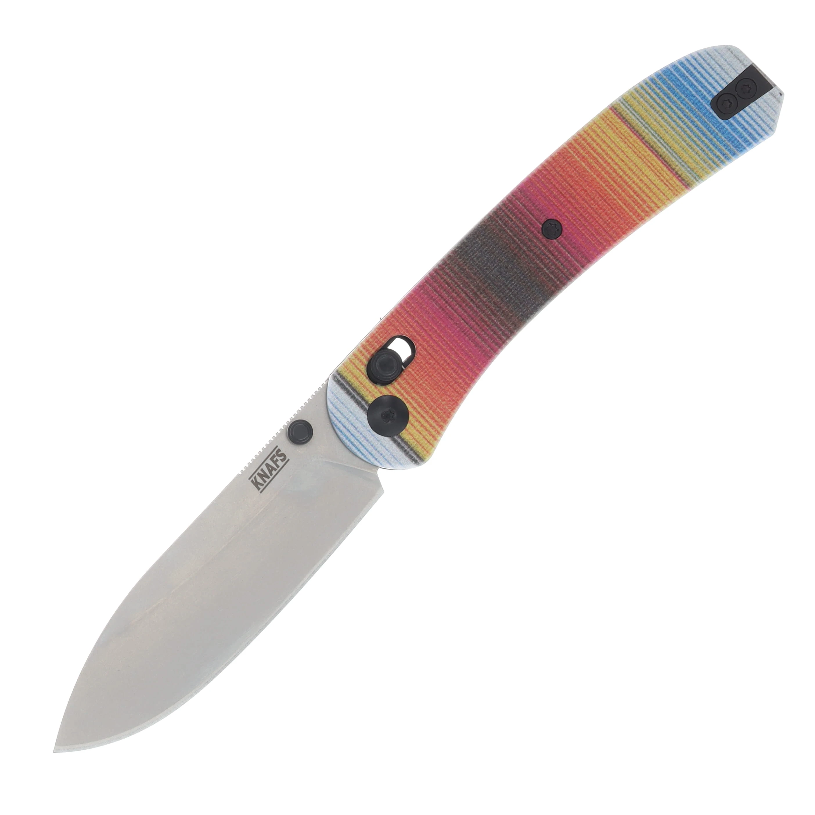 Knafs Lander 2 Pocket Folding Knife - Mexican Blanket G10 - Grey SW - Pre-built  KNAFS00489 View 1