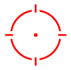 Holosun 509T 2 MOA Red Dot 1 x 0.66in x 0.9in Titanium Enclosed RMR Footprint Solar 32 MOA Circle Multi Reticle HE509T-RD X2 View 7