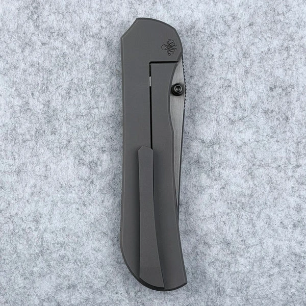 Piratech Saga Folder Bead Blasted TI and Shred Carbon Fiber Handle Satin DLC S90V View 4