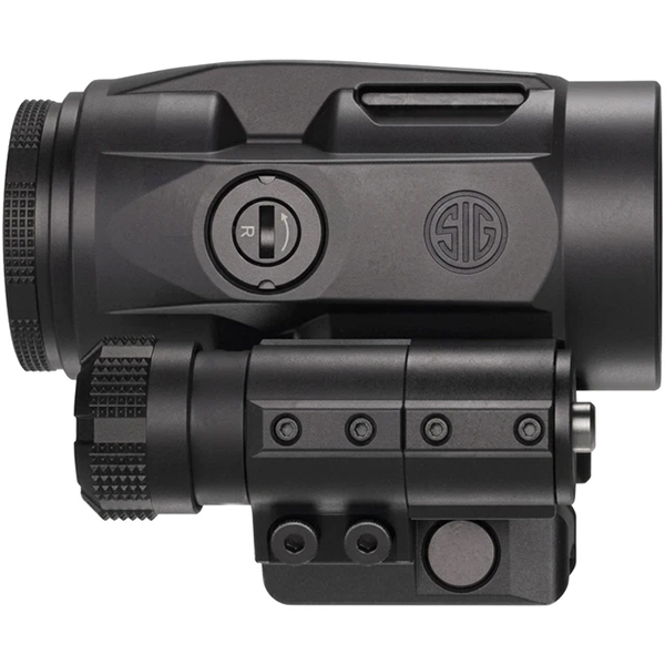 SIG Sauer Combo Kit Romeo 5X-AMR Black 1x/3x 20mm/22mm 2 MOA Quad Ballistic Circle Dot 2.0 AMR Reticle Compact Red Dot  Juliet 3-AMR 3X22mm Compact Magnifier SORJ5XAMR01 View 2