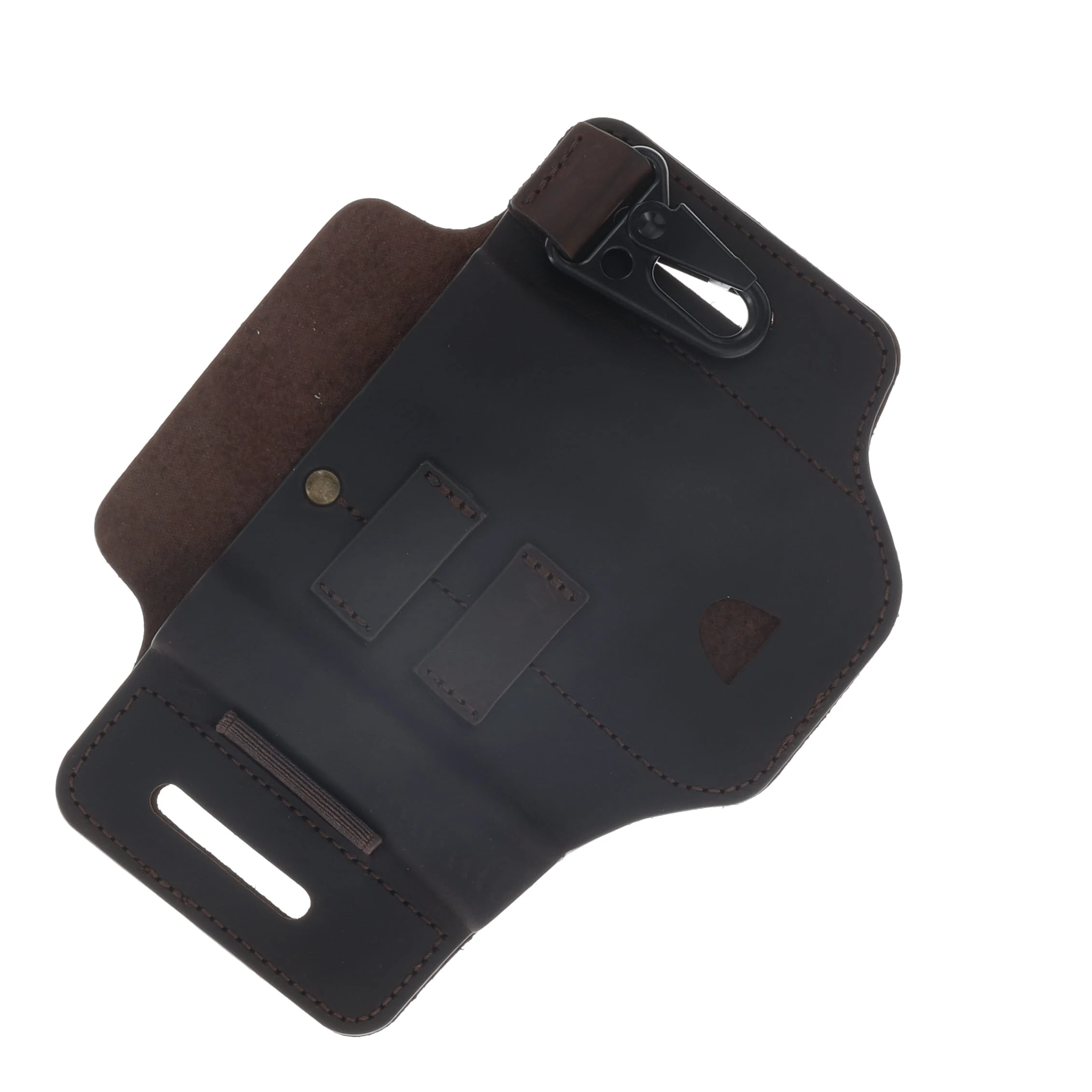 Viperade PJ35 Multitool Sheath for Belt Leather EDC Pocket Organizer Brown PJ35BN View 1