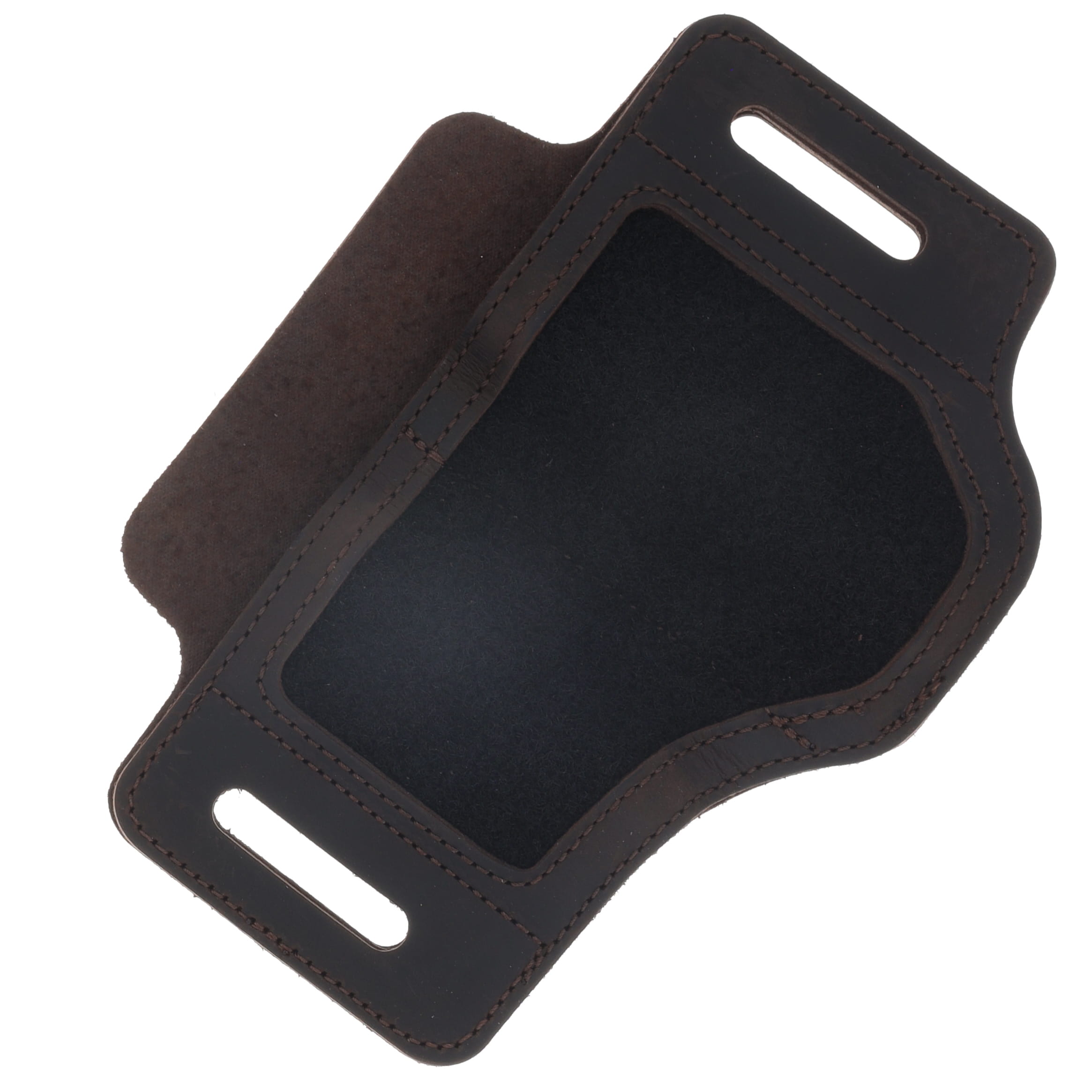 Viperade PL1 Leather Sheath for Belt Multitool Sheath with Velcro Loops Dark Brown PL1DKBN View 1