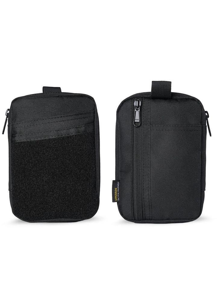Viperade VE32 EDC Pouch Pocket Organizer with Velcro Area Black VE32BK View 1