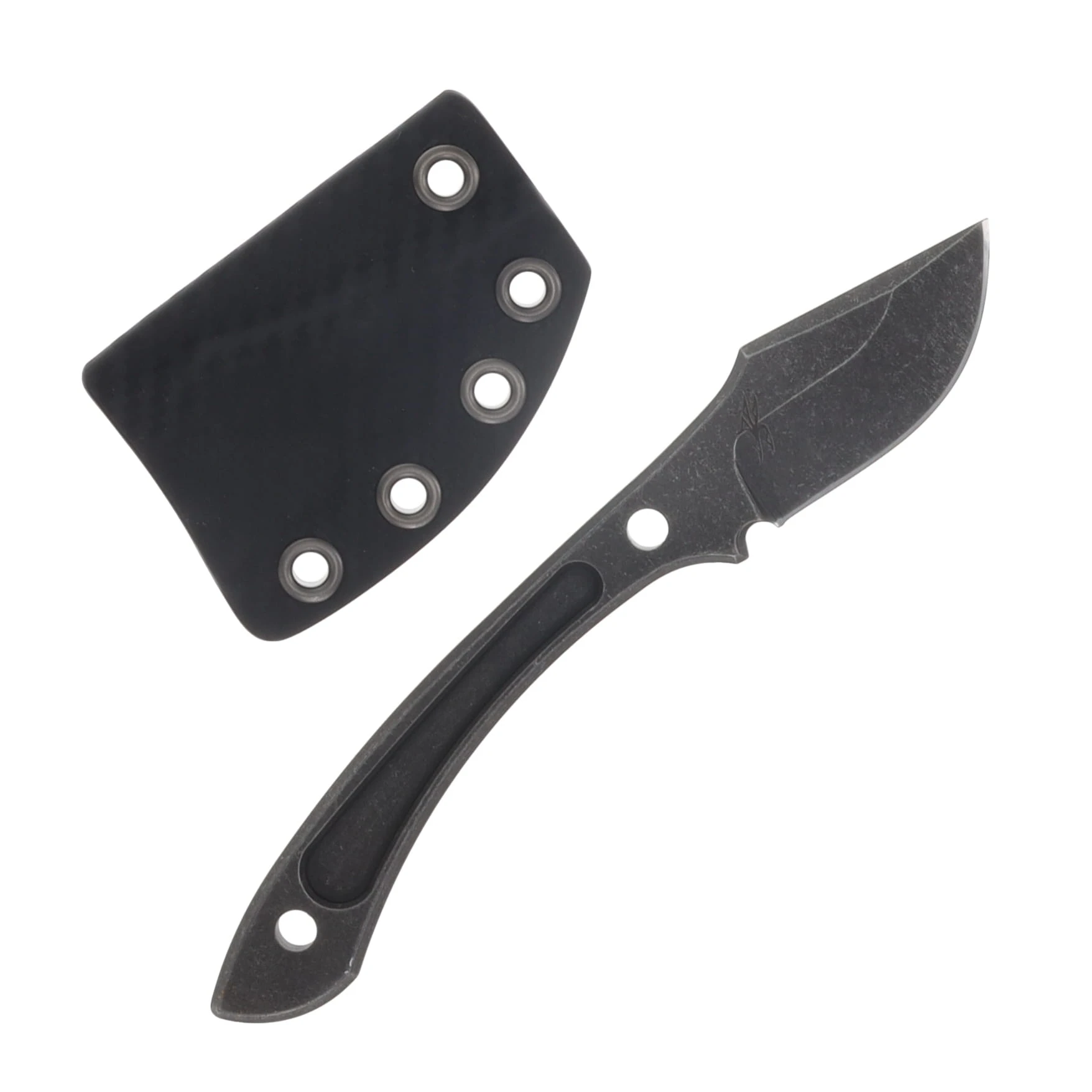 Work Tuff Gear Lightfoot K329 Dark River Washed Jade Green Textured G-10 Grip Black Carbon Fiber Sheath K329-DRWJGTG10GB View 2