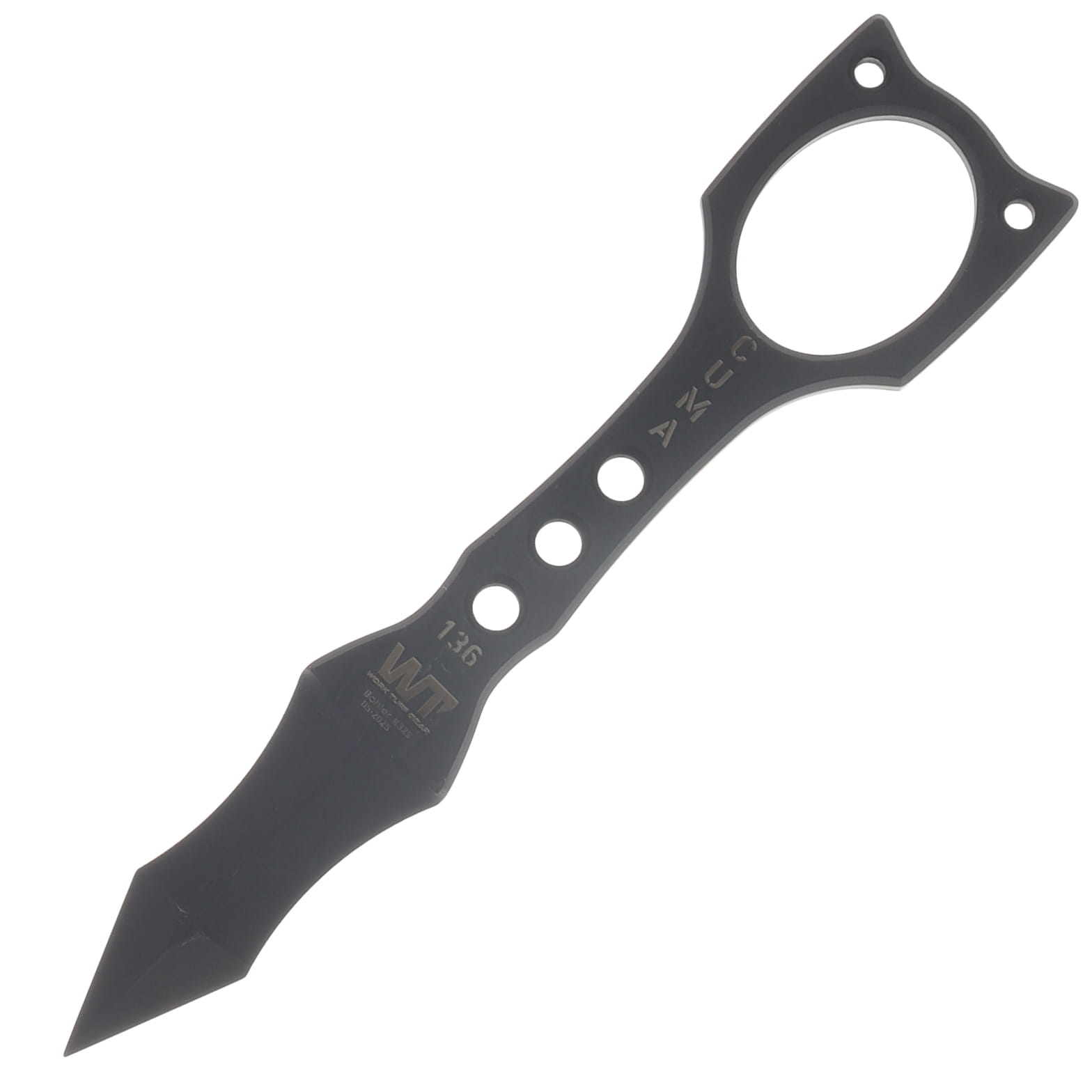 Work Tuff Gear Mike Arrow K329 Cerakote Black Black Kydex Sheath K329-CBB View 3