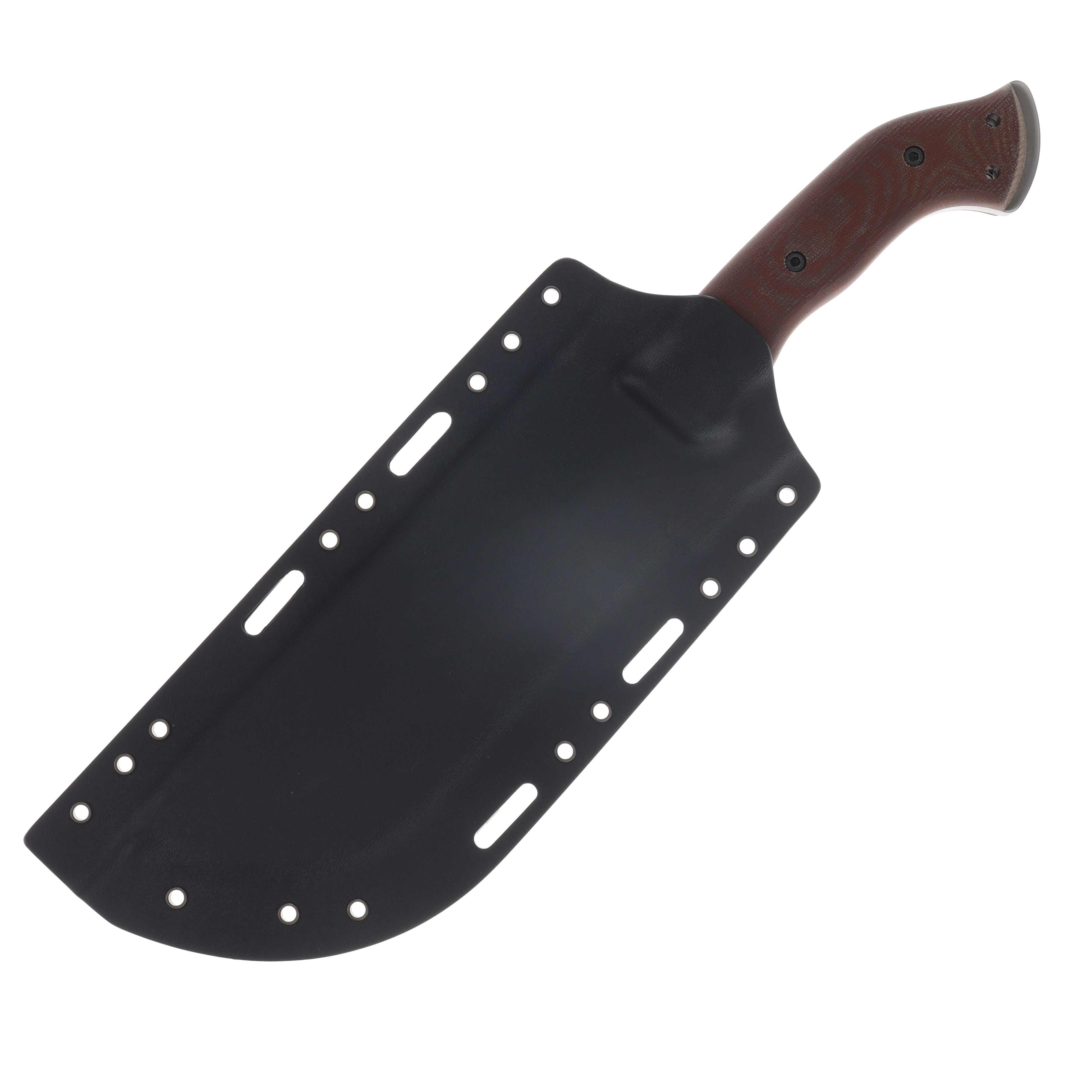 Work Tuff Gewar Ares-NC SK85 Hand Rub APO Natural Canvas Micarta Grip Black Kydex Sheath SK85-HRAPONCMGB View 6