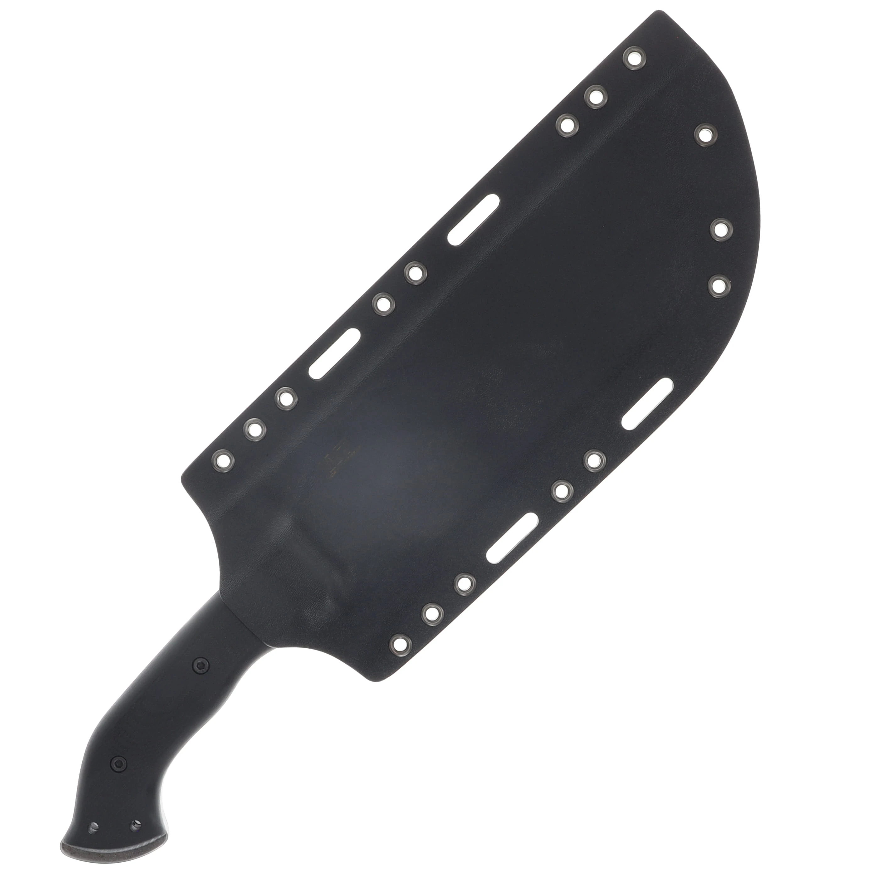 Work Tuff Gear Ares-NC SK85 APO Rugged Black Smooth Textured G-10 Grip Black Kydex Sheath SK85-APORBSTG10GB View 5