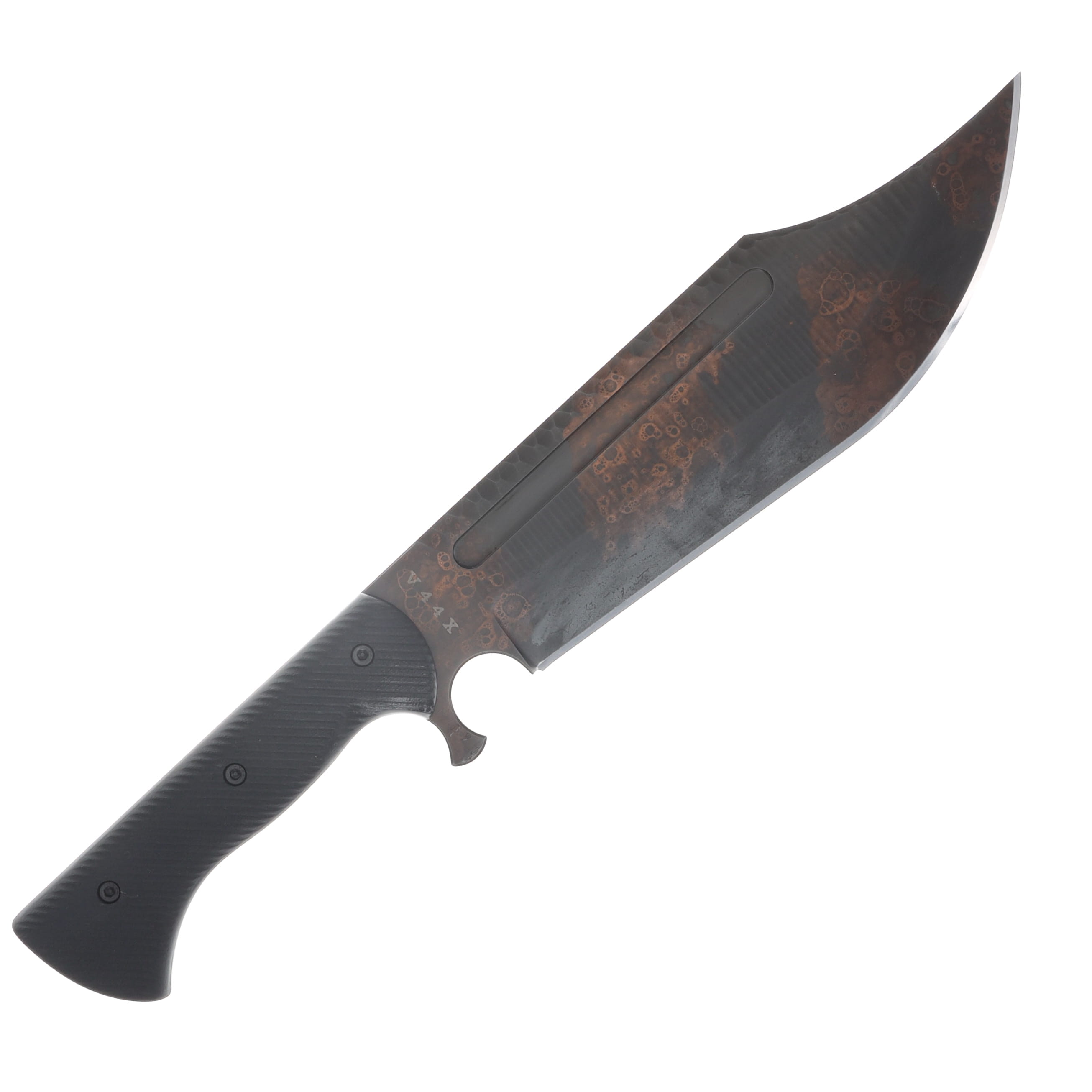Work Tuff Gear V-44X Gen 3 SK85 Copper Washed Rugged Black Textured G-10 Grip Black Kydex Sheath SK85-CWRBTG10GB View 4