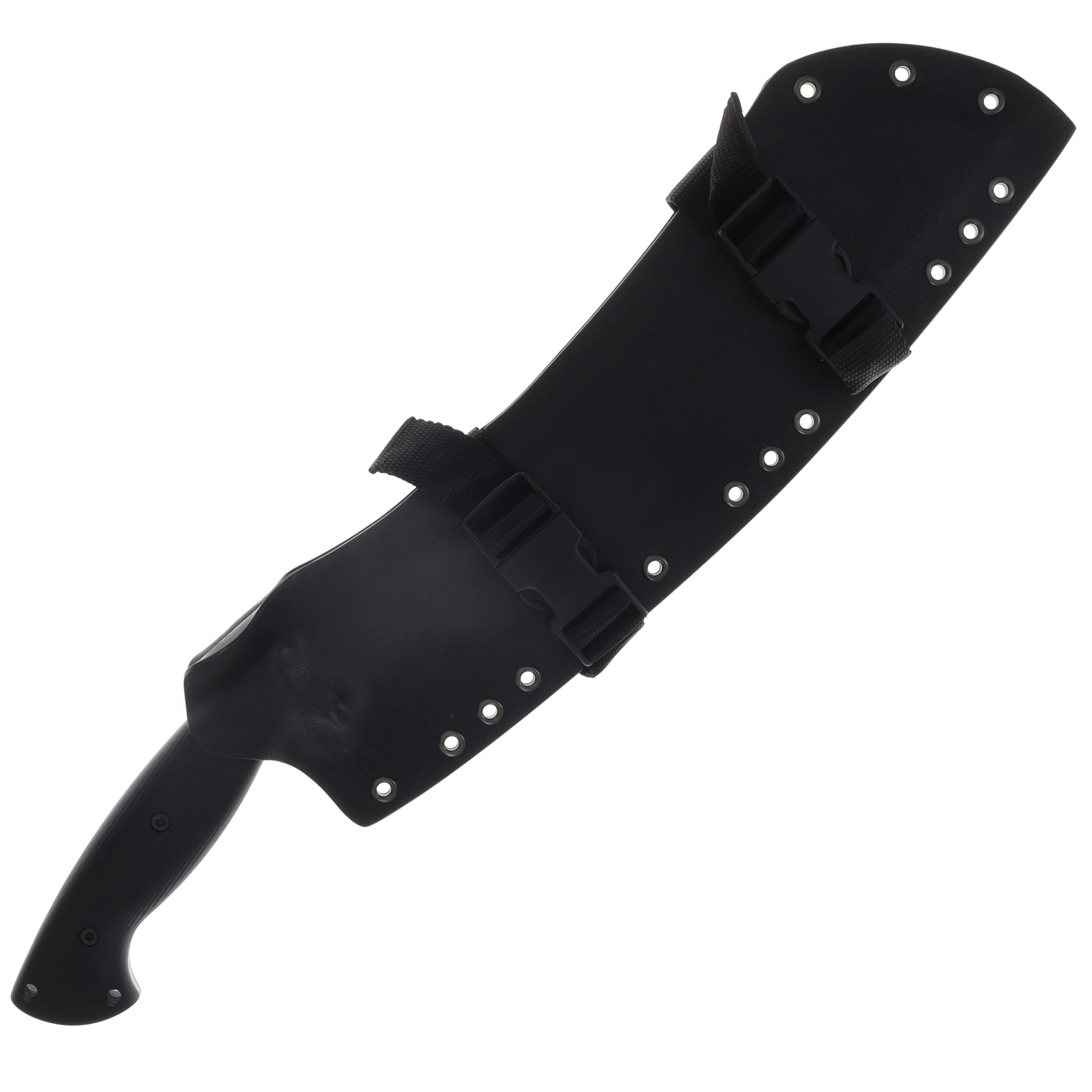 Work Tuff Gear Boreno K329 Hand Rub APO Black G-10 Grip Black Kydex Sheath K329-HRAPOBG10GB View 6