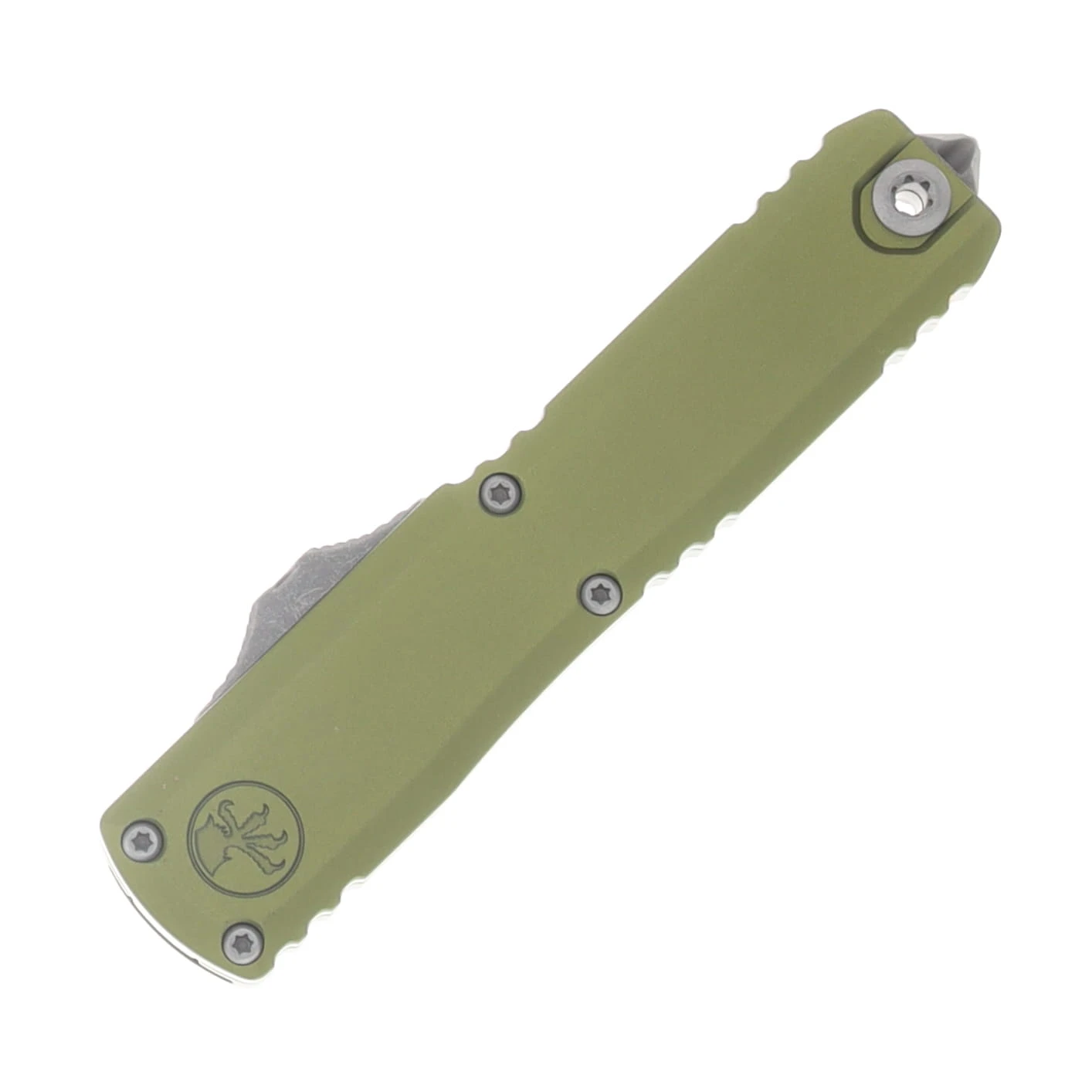 Microtech UTX-70 GEN IV OTF Auto T/E Apocalyptic Standard OD Green AUMT1149410APOD View 3