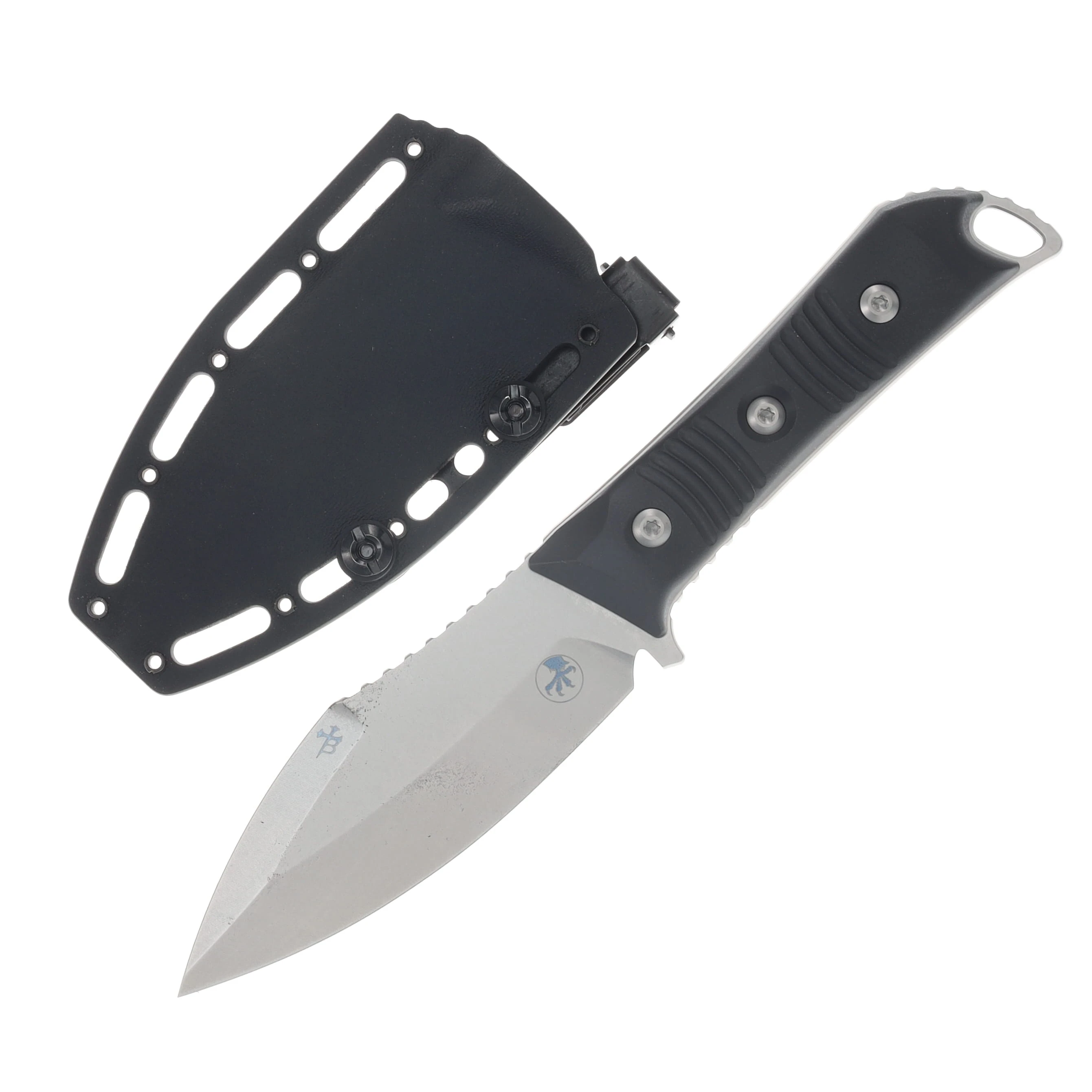 Microtech Always Survive® Fixed Blade G-10 Black Stonewash Standard W/Sheath MT9610BK View 1