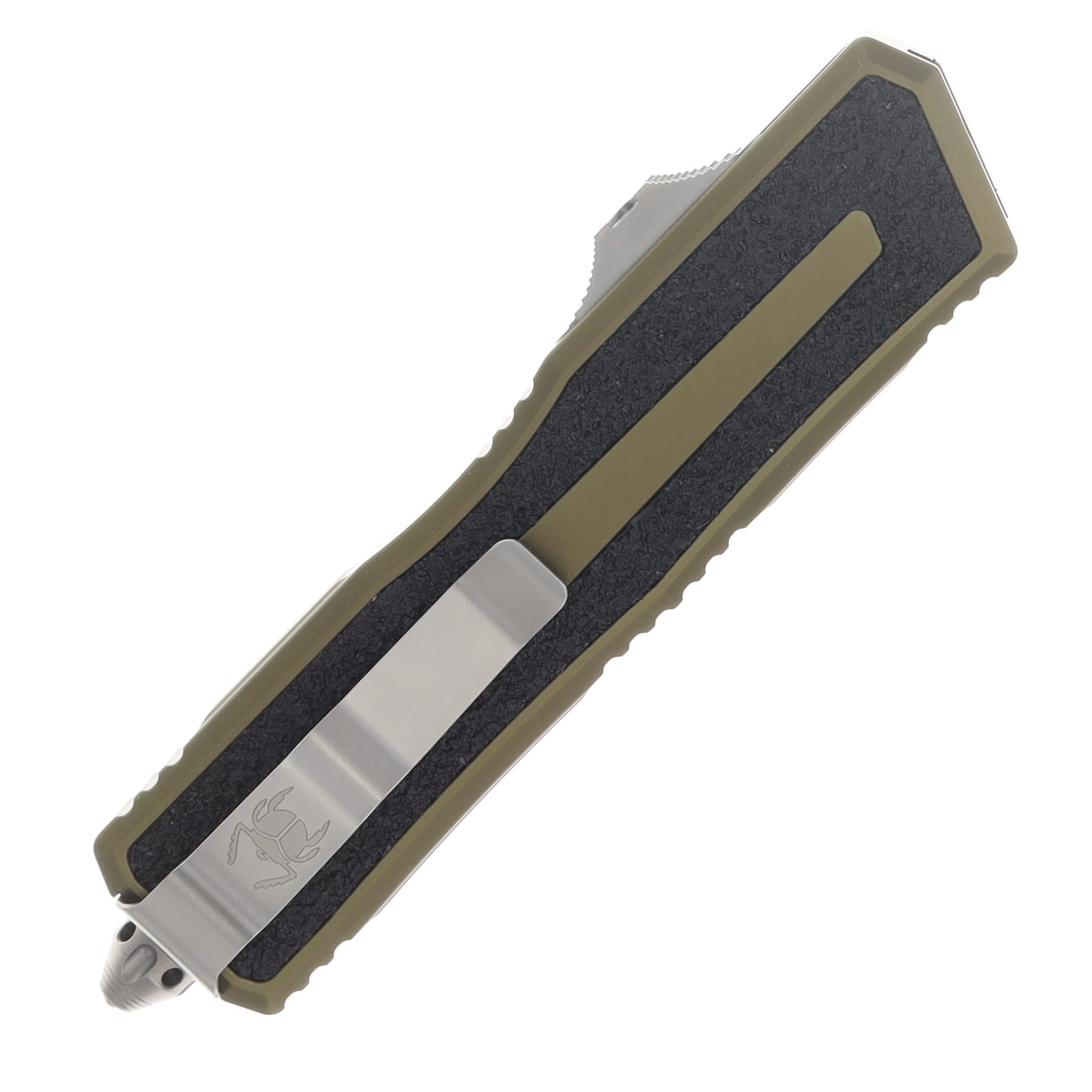 Microtech Scarab II GEN III OTF Auto D/E Stonewash Standard OD Green AUMT118010OD View 4