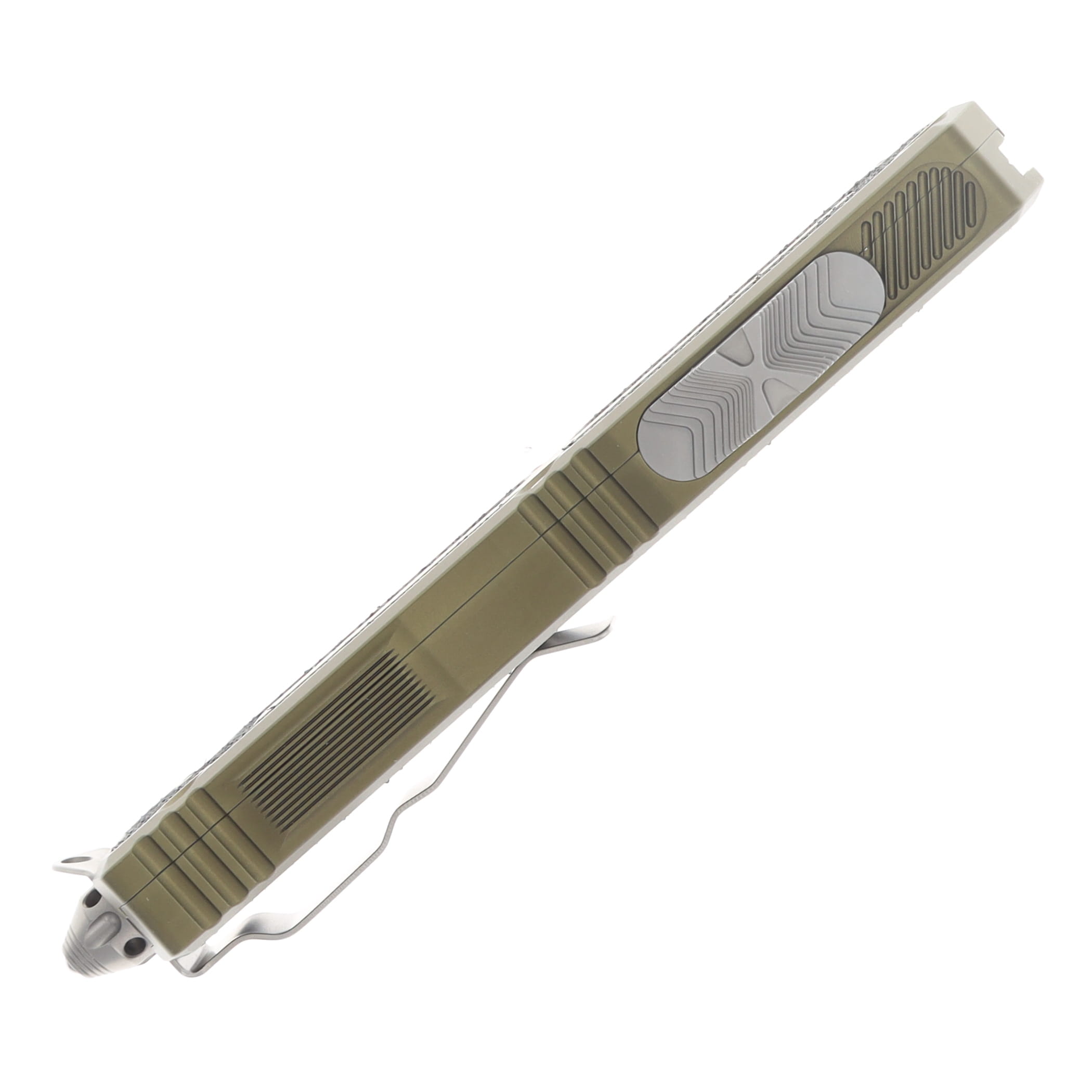 Microtech Scarab II GEN III OTF Auto D/E Stonewash Standard OD Green AUMT118010OD View 5