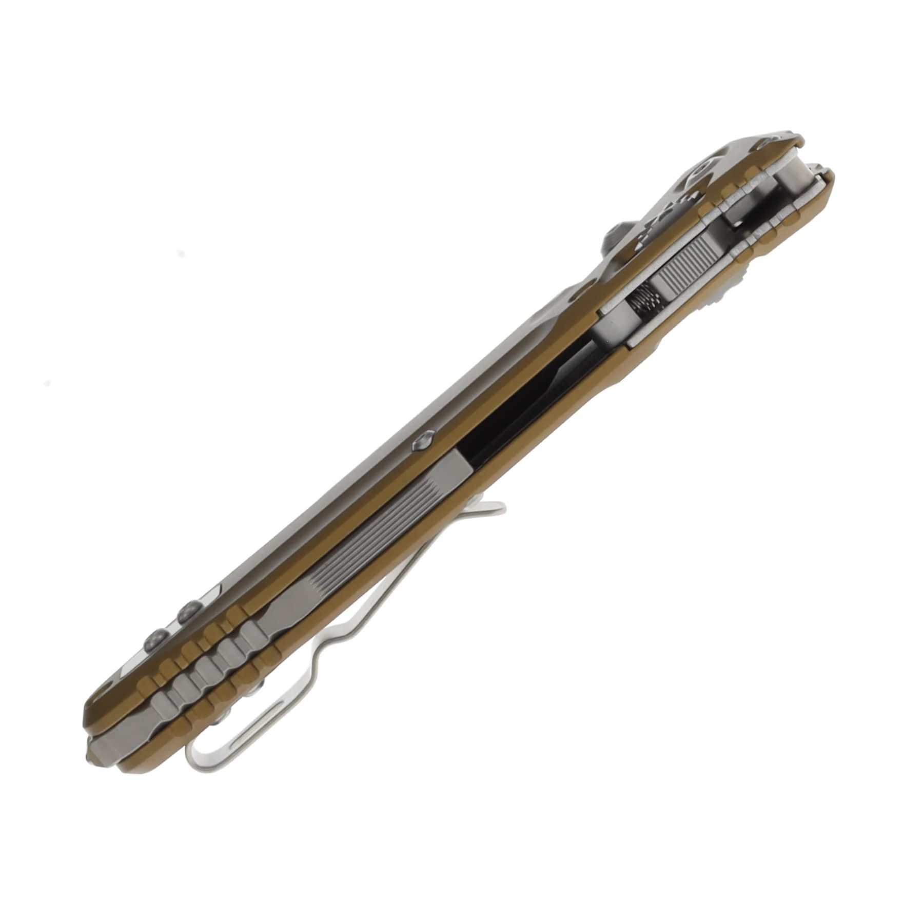 Microtech Socom Delta RAM-LOK Folding Knife Stonewash Standard Tan MT159RL10TA View 7