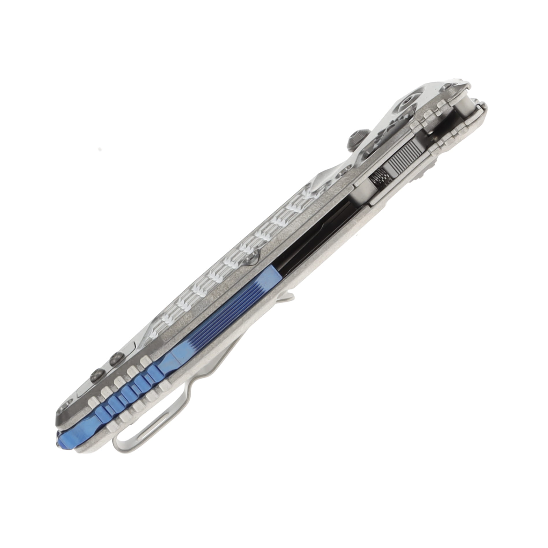 Microtech Socom RAM-LOK Tanto Marfione Select Blue Frag Knife MT161RL10FRMS3 View 7