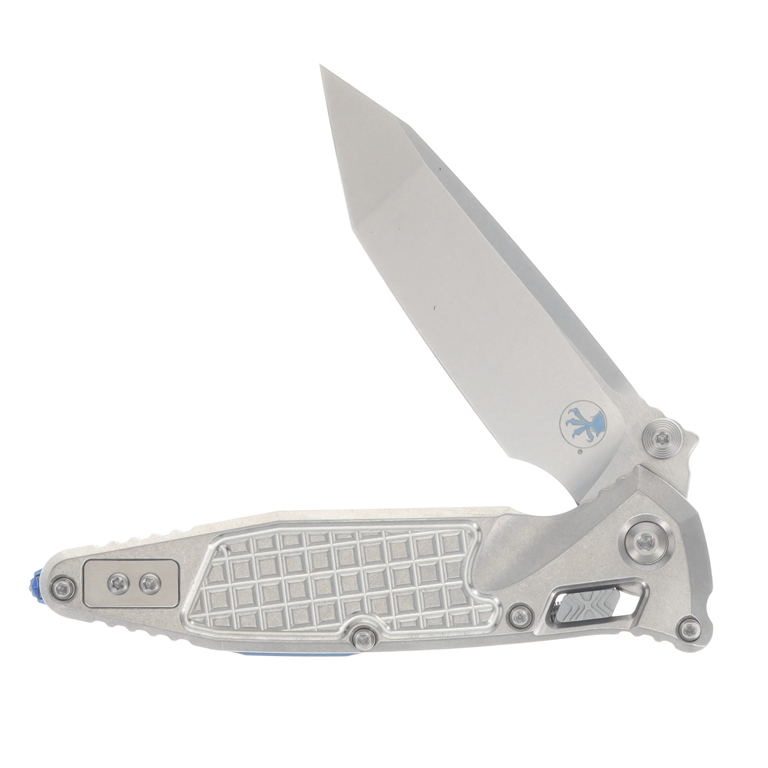 Microtech Socom RAM-LOK Tanto Marfione Select Blue Frag Knife MT161RL10FRMS3 View 3