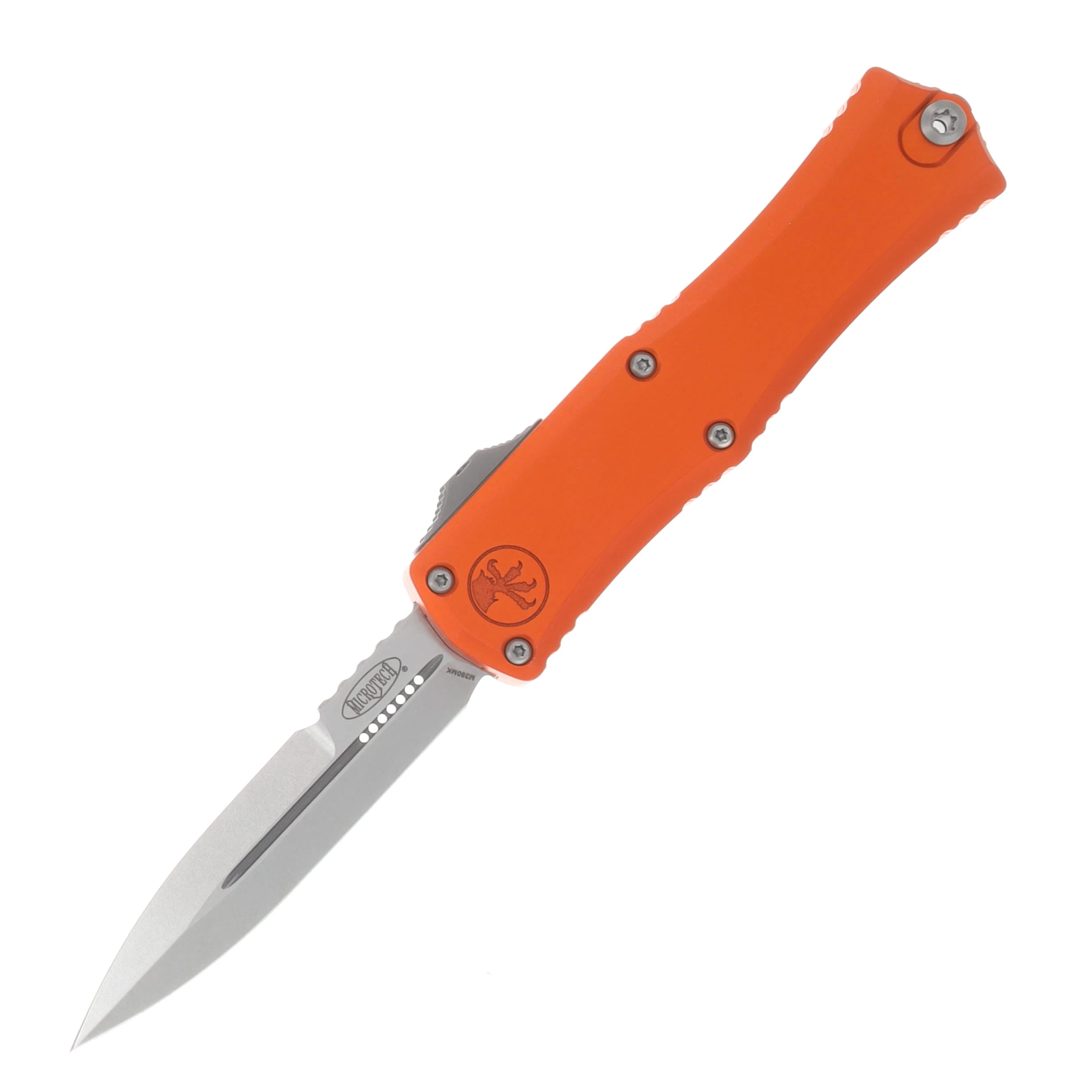 Microtech Hera II Mini OTF Bayonet Auto Knife Stonewash Standard Orange AUMT1701M10OR View 1